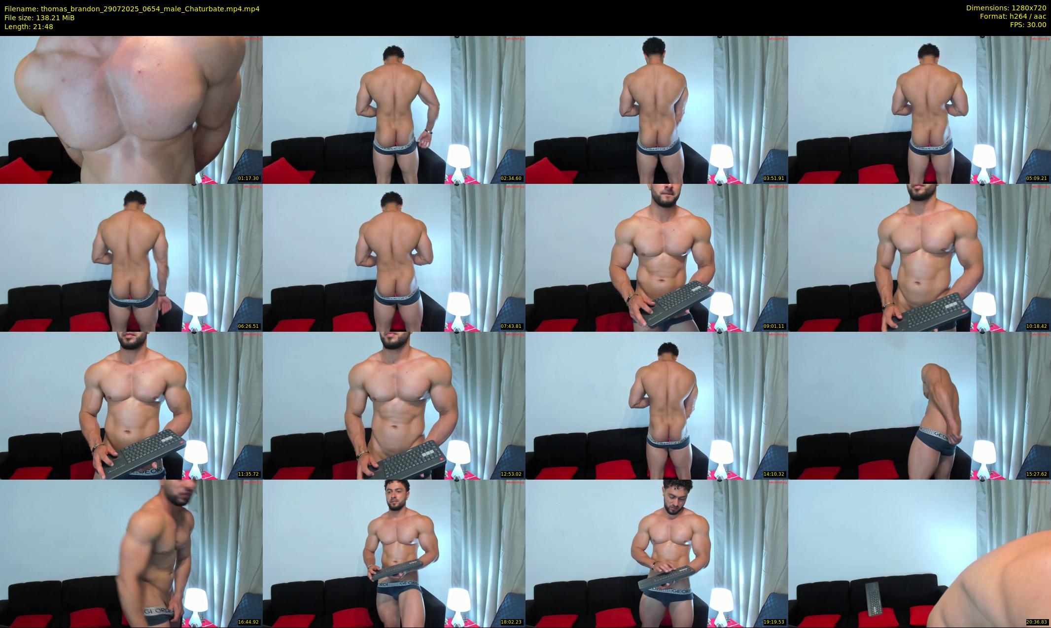 thomas_brandon — 22 minute Chaturbate male cam show recording, 720p, Jul 29, 2025
