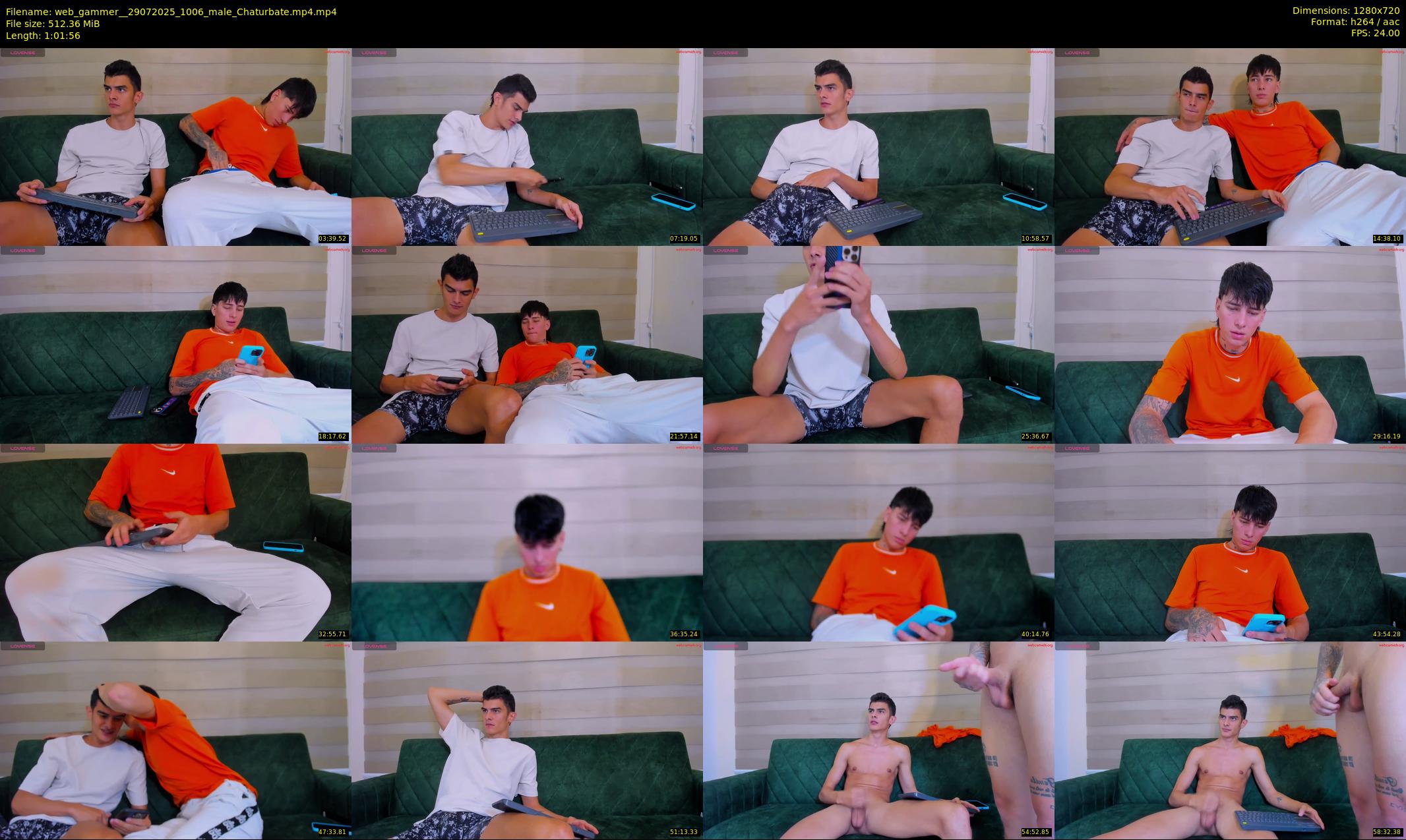 web_gammer_ — 62 minute Chaturbate male cam show recording, 720p, Jul 29, 2025