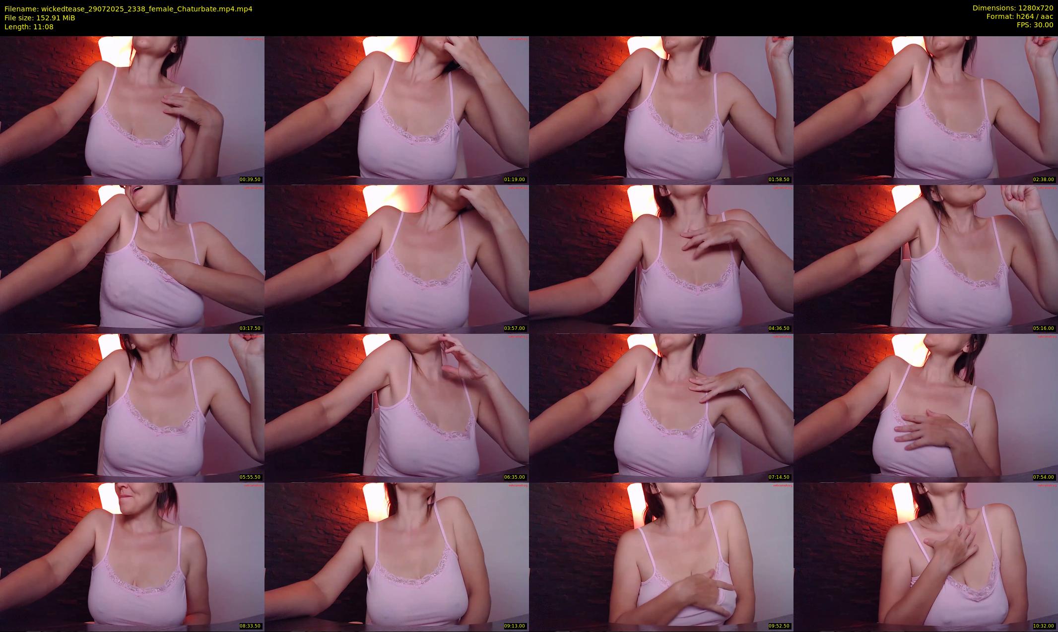 wickedtease — 12 minute Chaturbate female cam show recording, 720p, Jul 29, 2025
