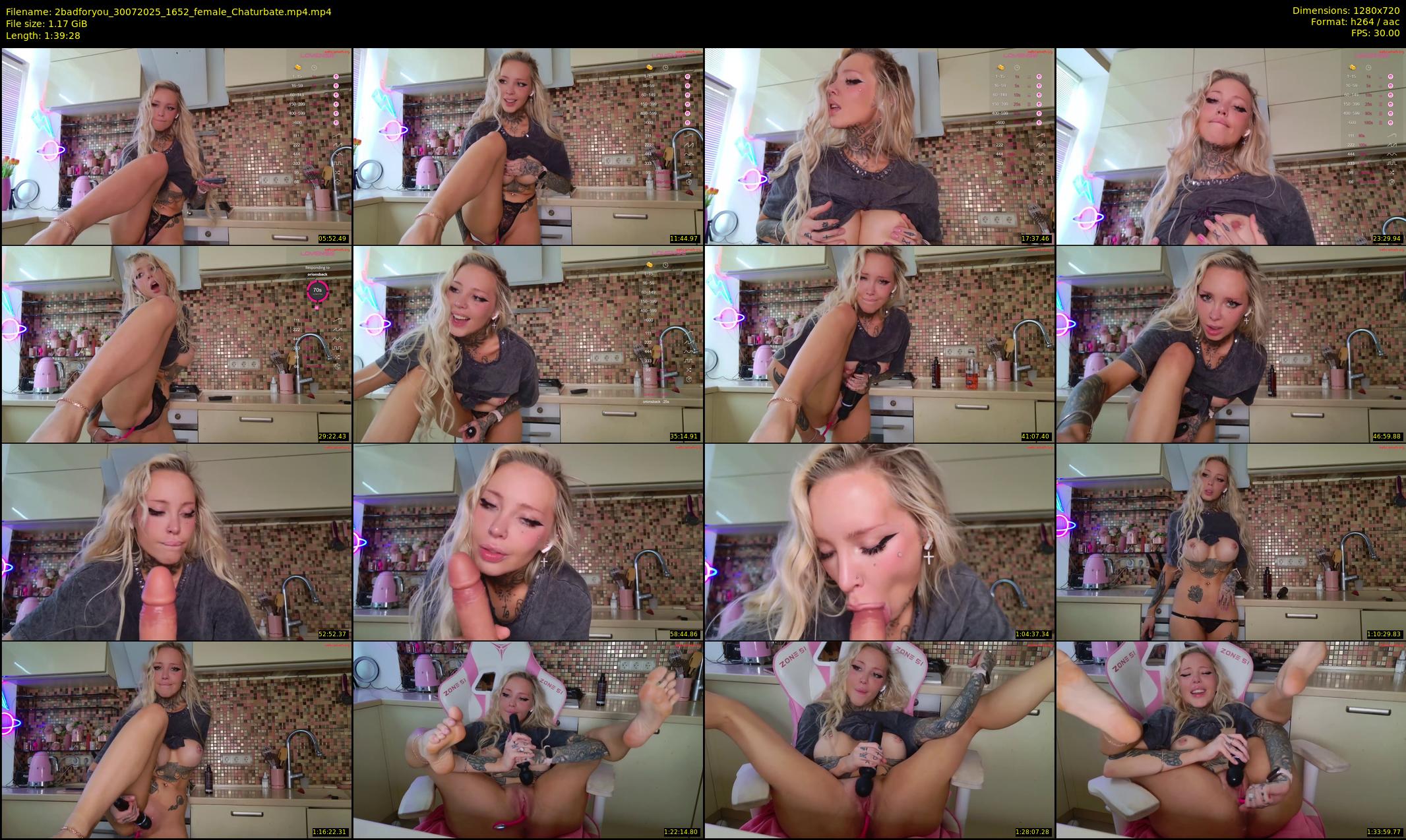2badforyou — 100 minute Chaturbate couple cam show recording, 720p, Jul 30, 2025
