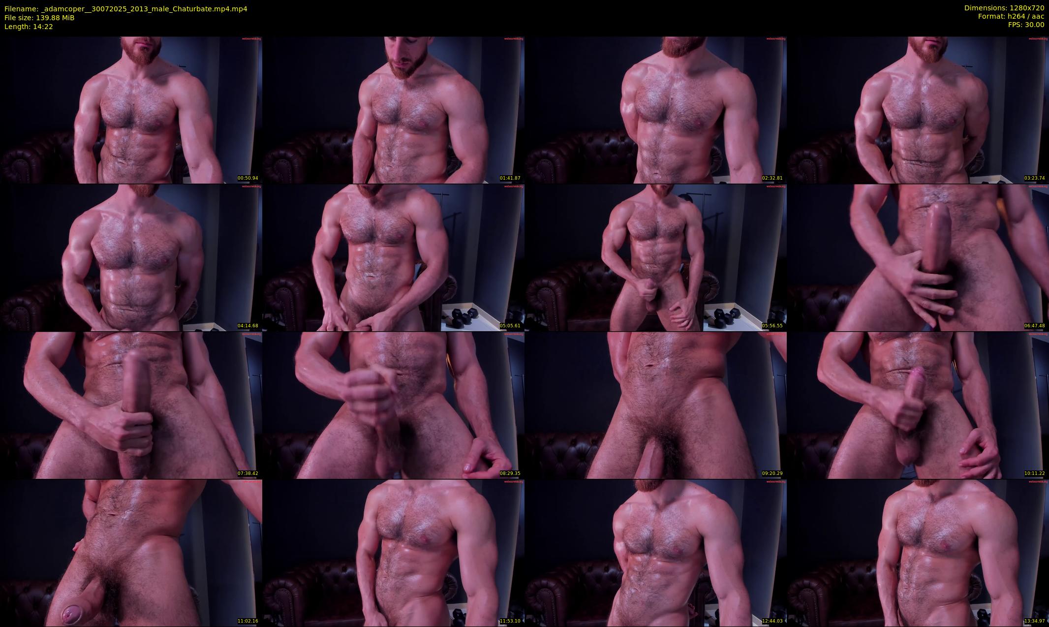 _adamcoper_ — 15 minute Chaturbate male cam show recording, 720p, Jul 30, 2025