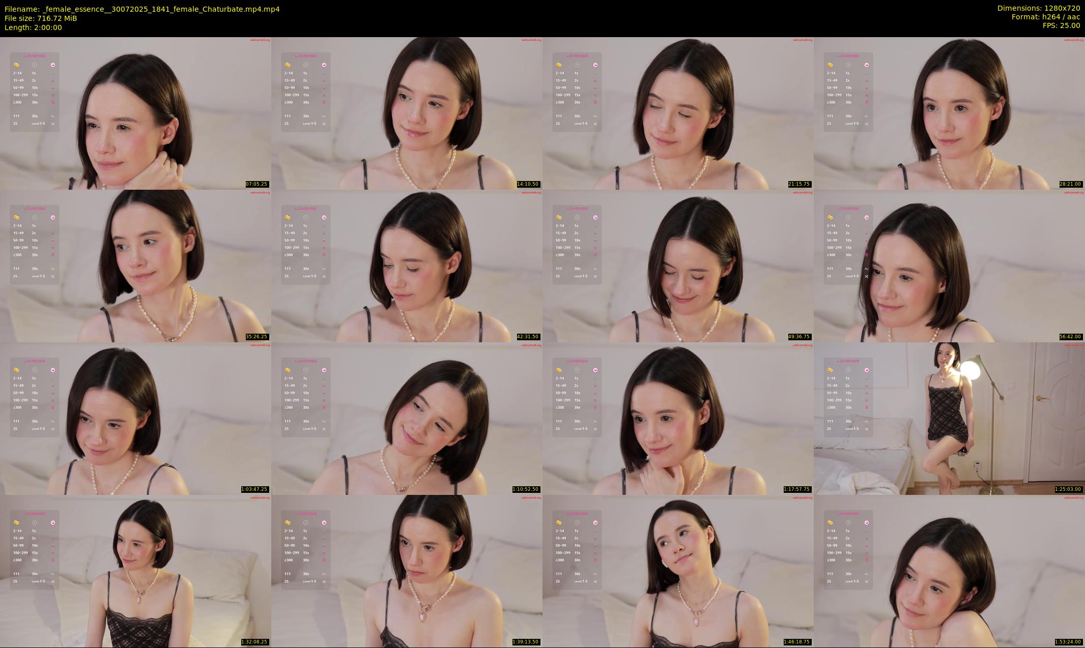 _female_essence_ — 120 minute Chaturbate female cam show recording, 720p, Jul 30, 2025