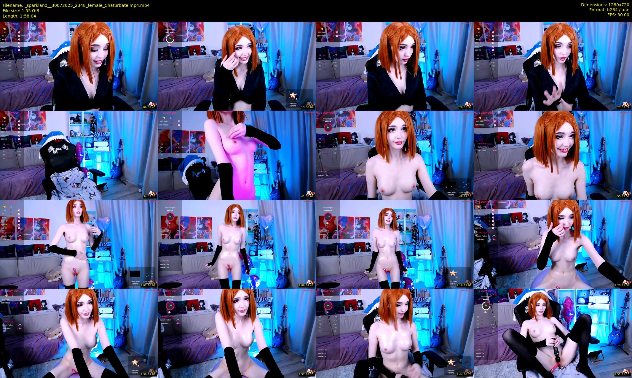_sparkland_ — 119 minute Chaturbate female cam show recording, 720p, Jul 30, 2025