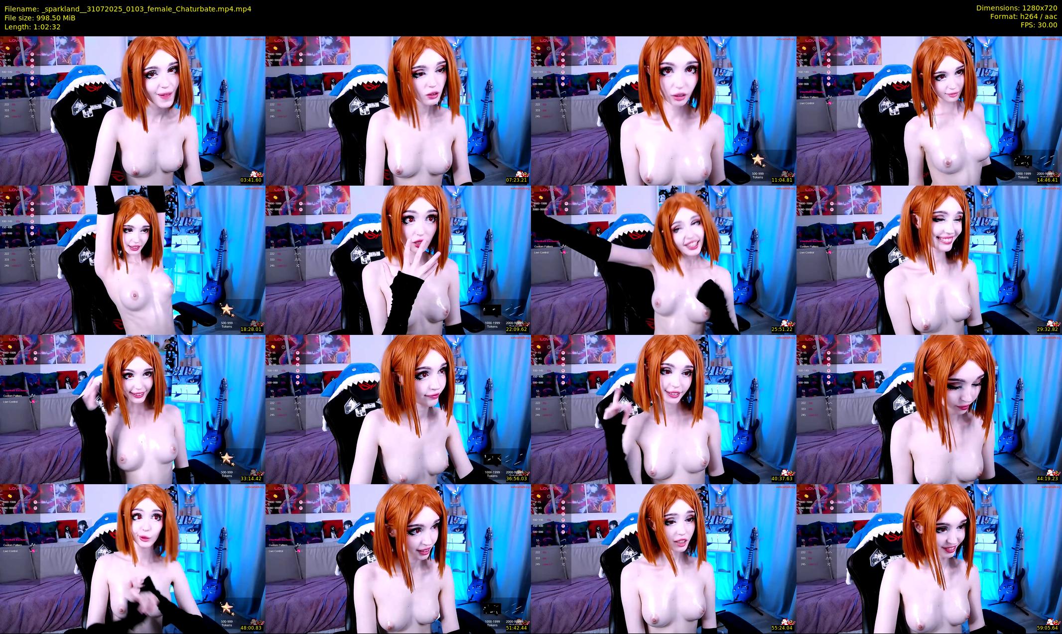 _sparkland_ — 63 minute Chaturbate female cam show recording, 720p, Jul 31, 2025