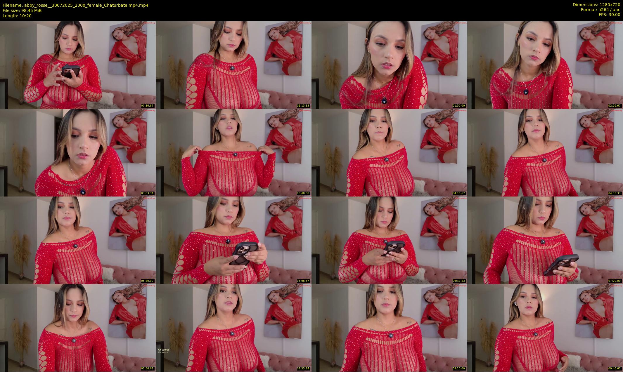 abby_rosse_ — 11 minute Chaturbate female cam show recording, 720p, Jul 30, 2025