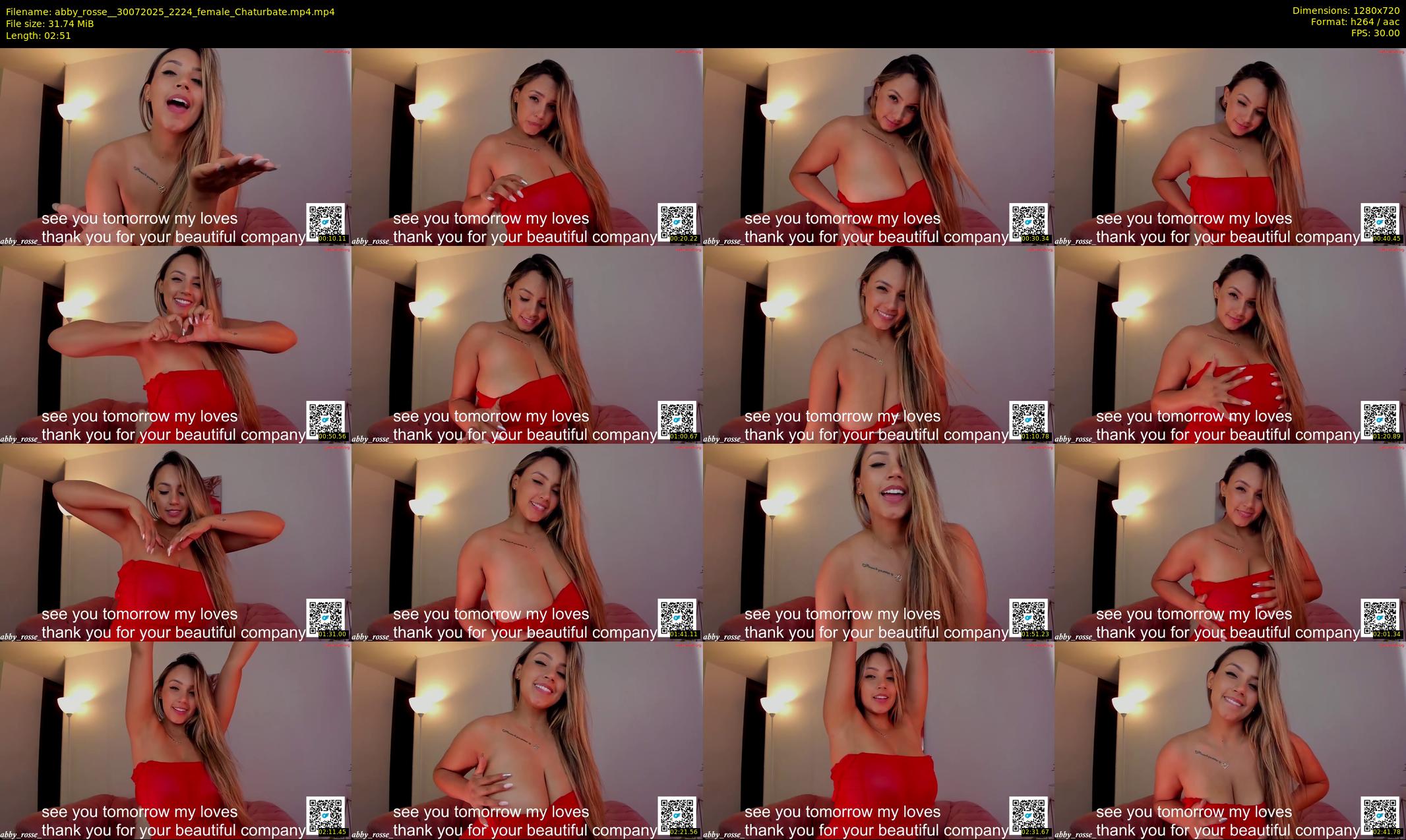 abby_rosse_ — 3 minute Chaturbate female cam show recording, 720p, Jul 30, 2025