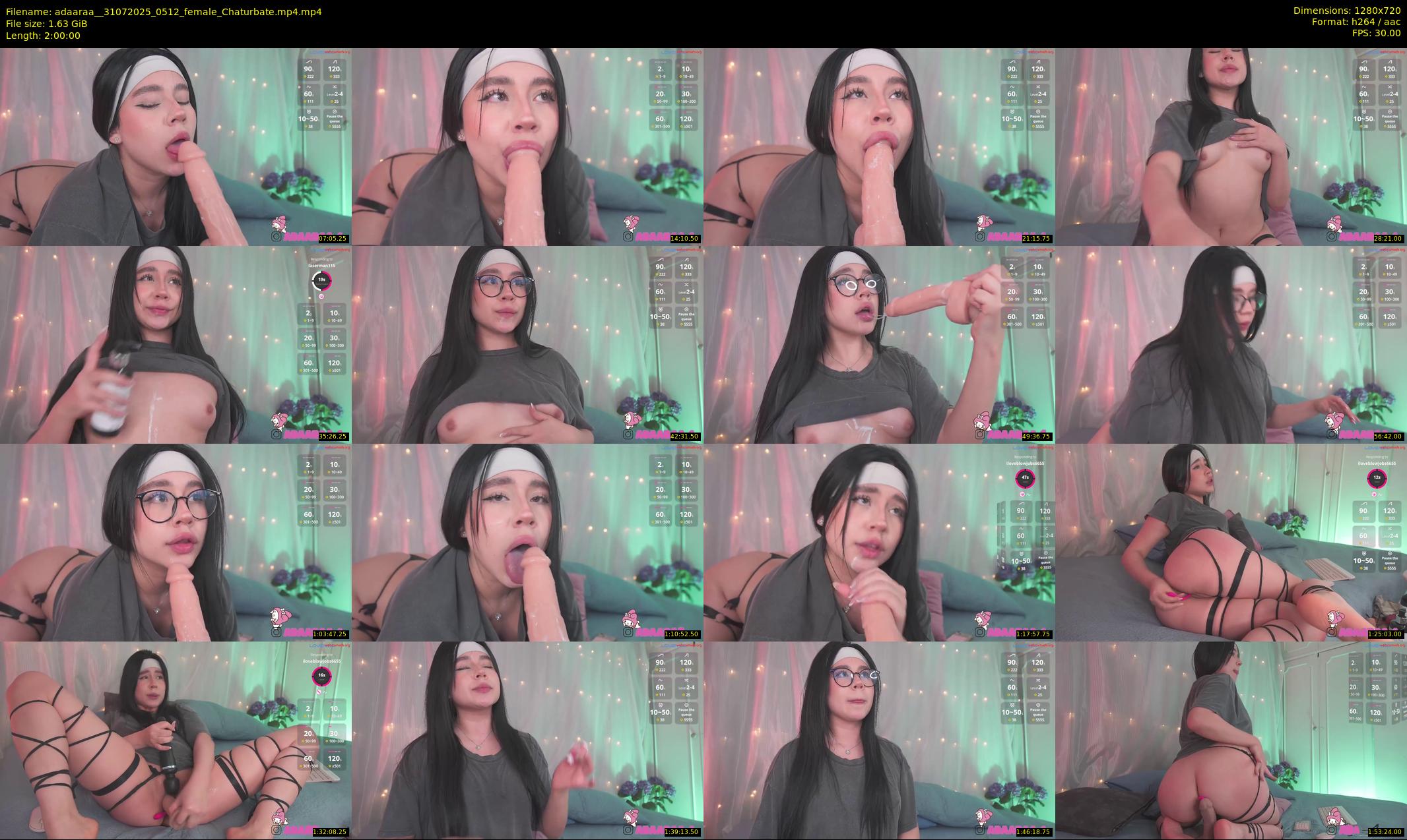 adaaraa_ — 120 minute Chaturbate female cam show recording, 720p, Jul 31, 2025