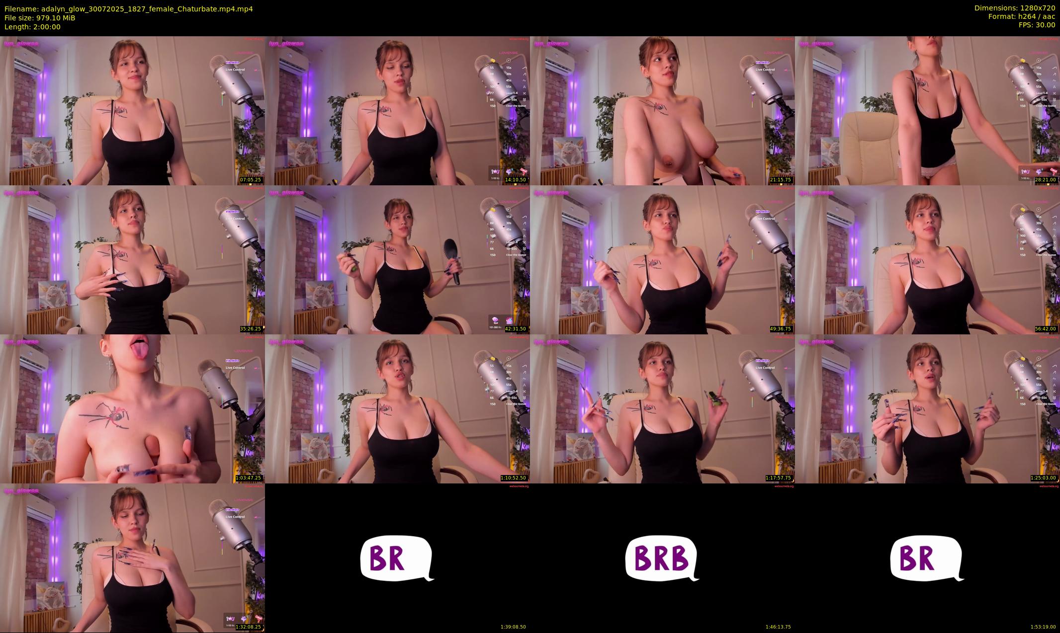 adalyn_glow — 120 minute Chaturbate female cam show recording, 720p, Jul 30, 2025