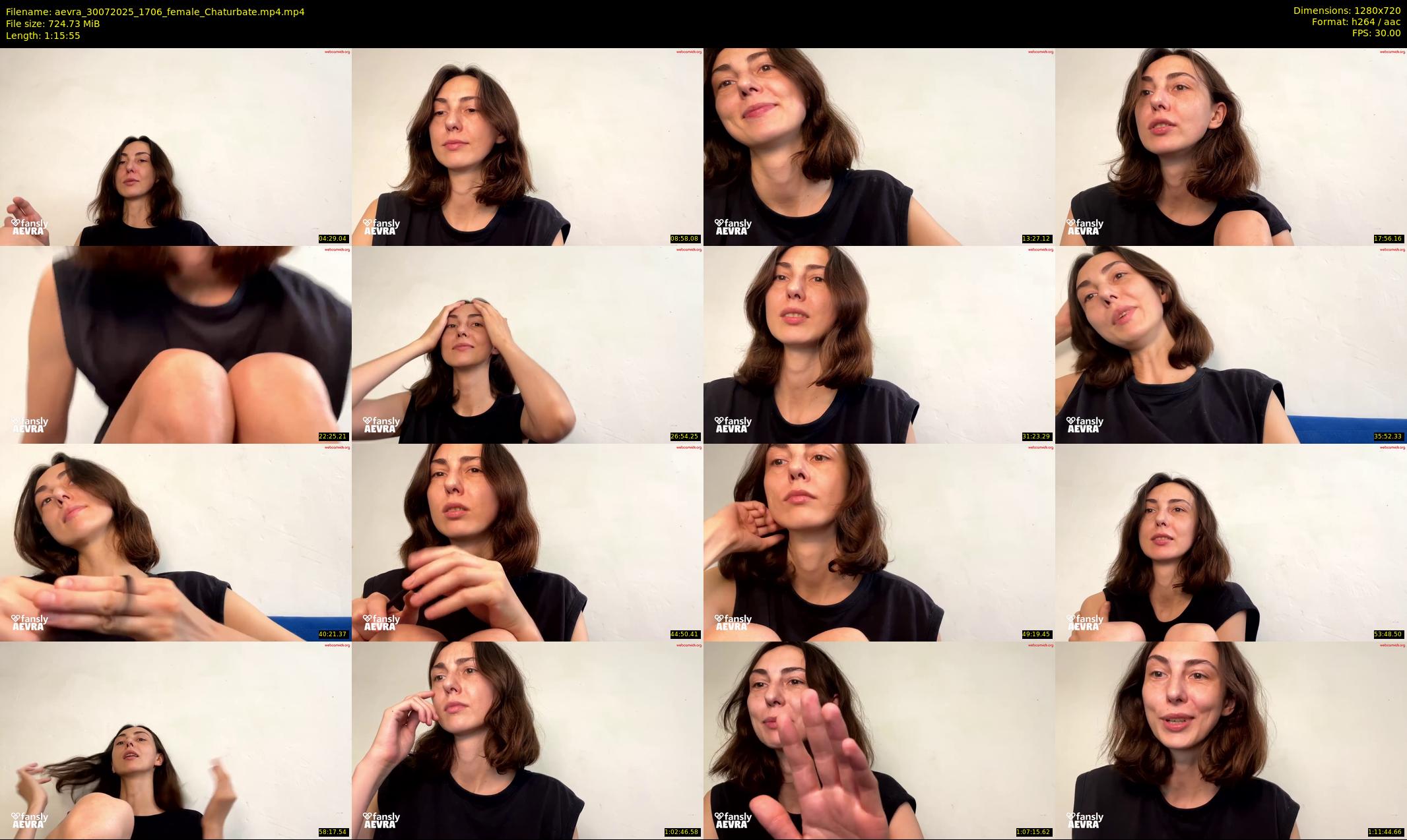 aevra — 76 minute Chaturbate female cam show recording, 720p, Jul 30, 2025