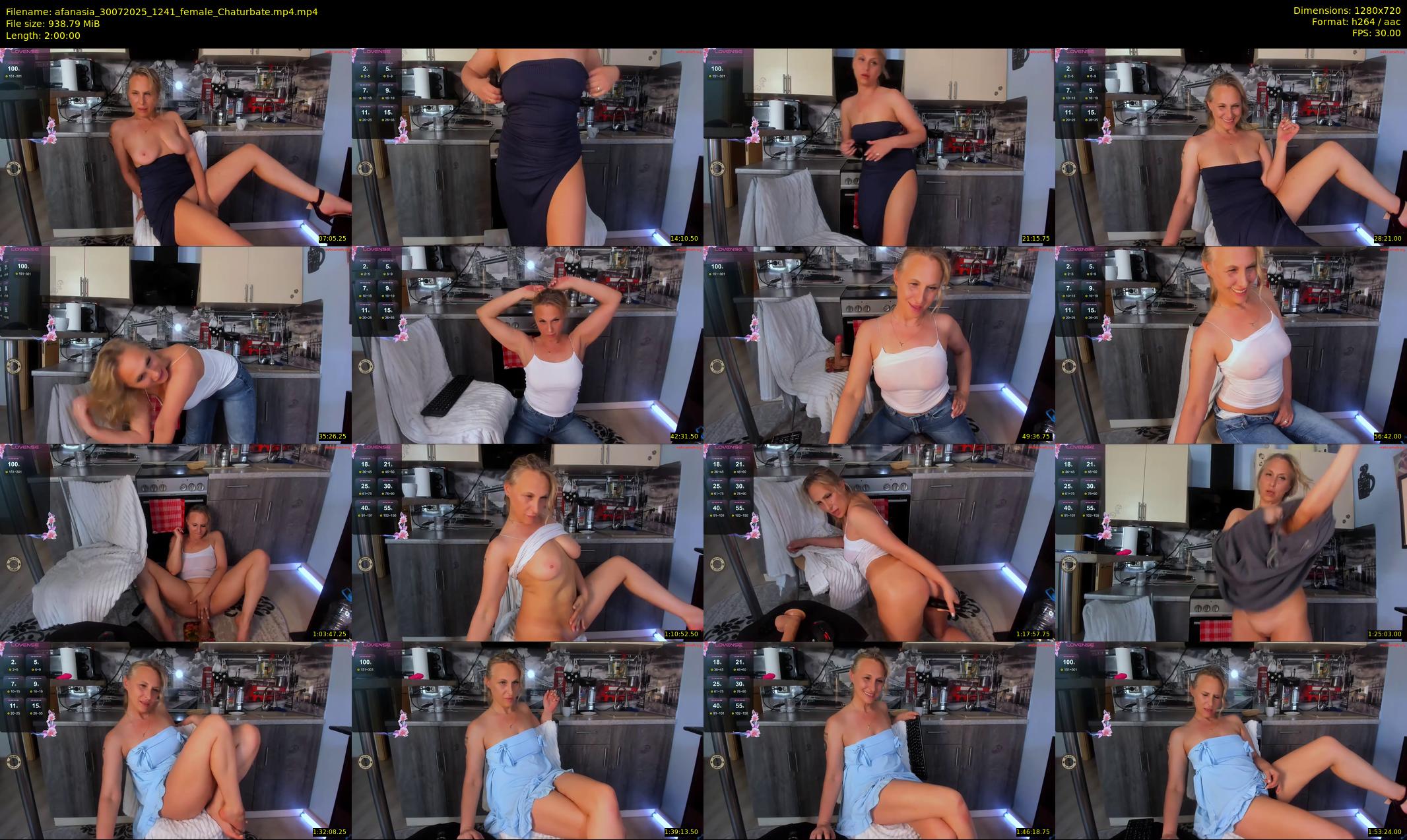afanasia — 120 minute Chaturbate female cam show recording, 720p, Jul 30, 2025