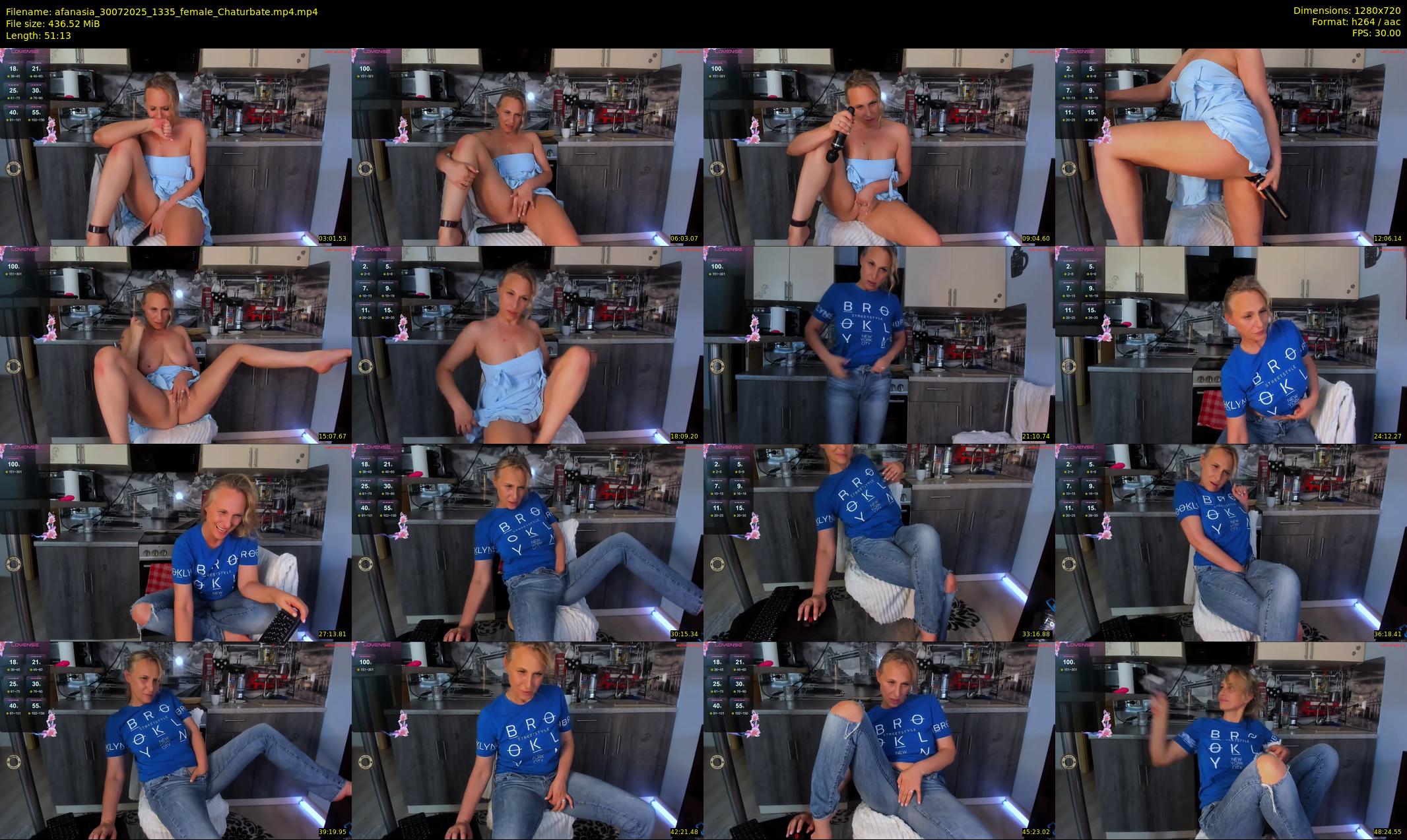 afanasia — 52 minute Chaturbate female cam show recording, 720p, Jul 30, 2025
