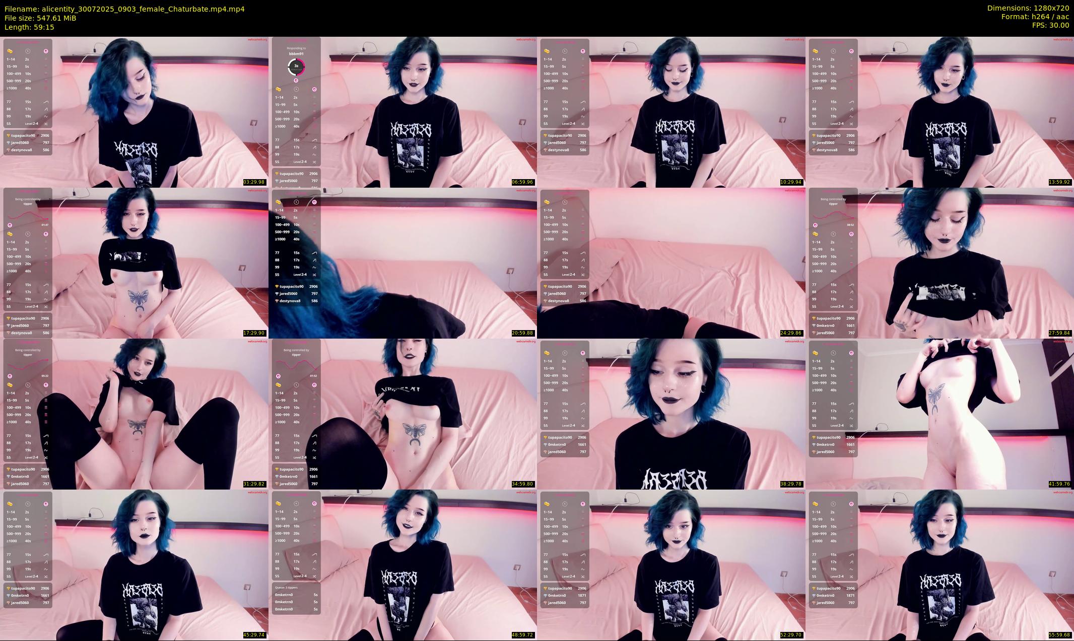 alicentity — 60 minute Chaturbate female cam show recording, 720p, Jul 30, 2025