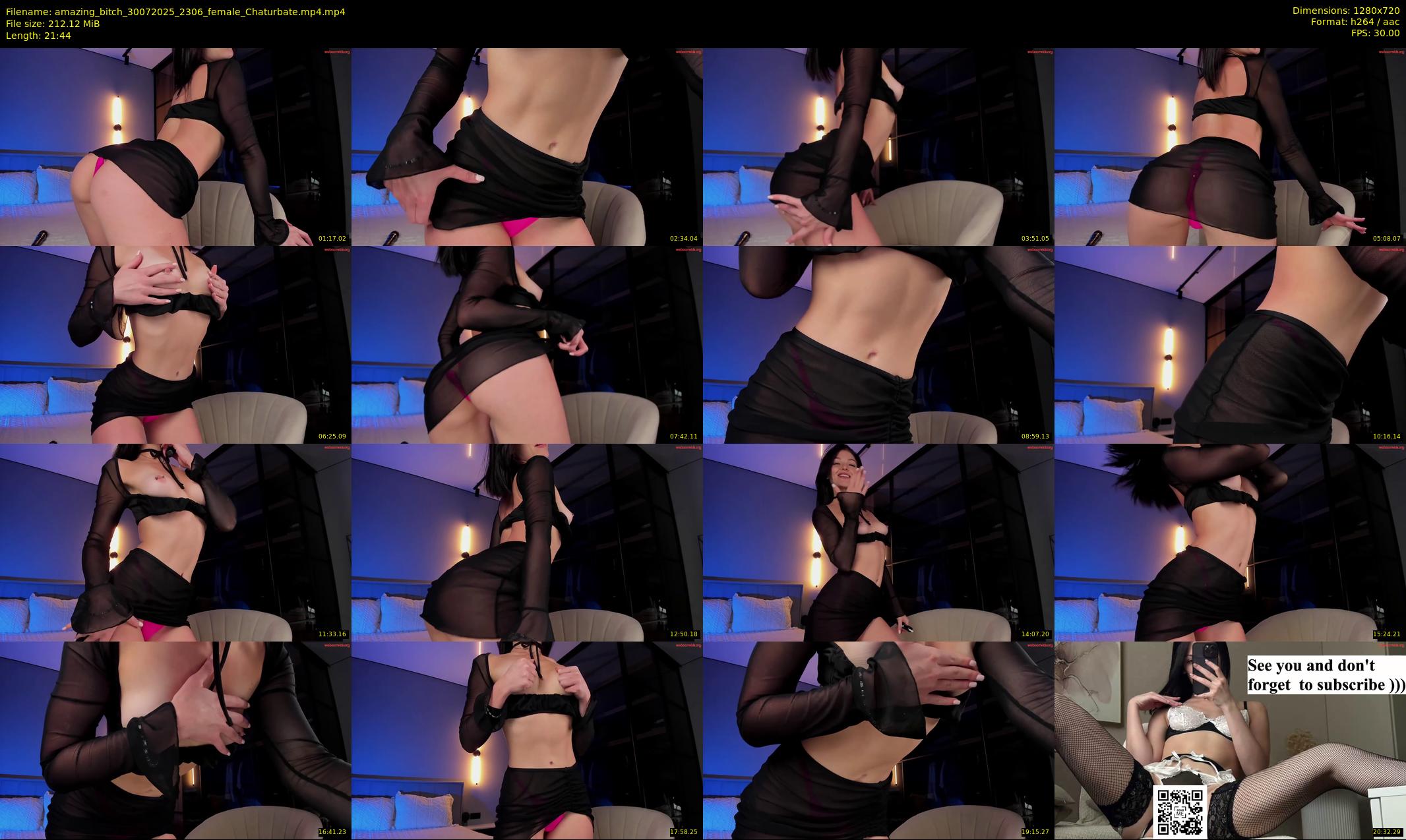 amazing_bitch — 22 minute Chaturbate female cam show recording, 720p, Jul 30, 2025