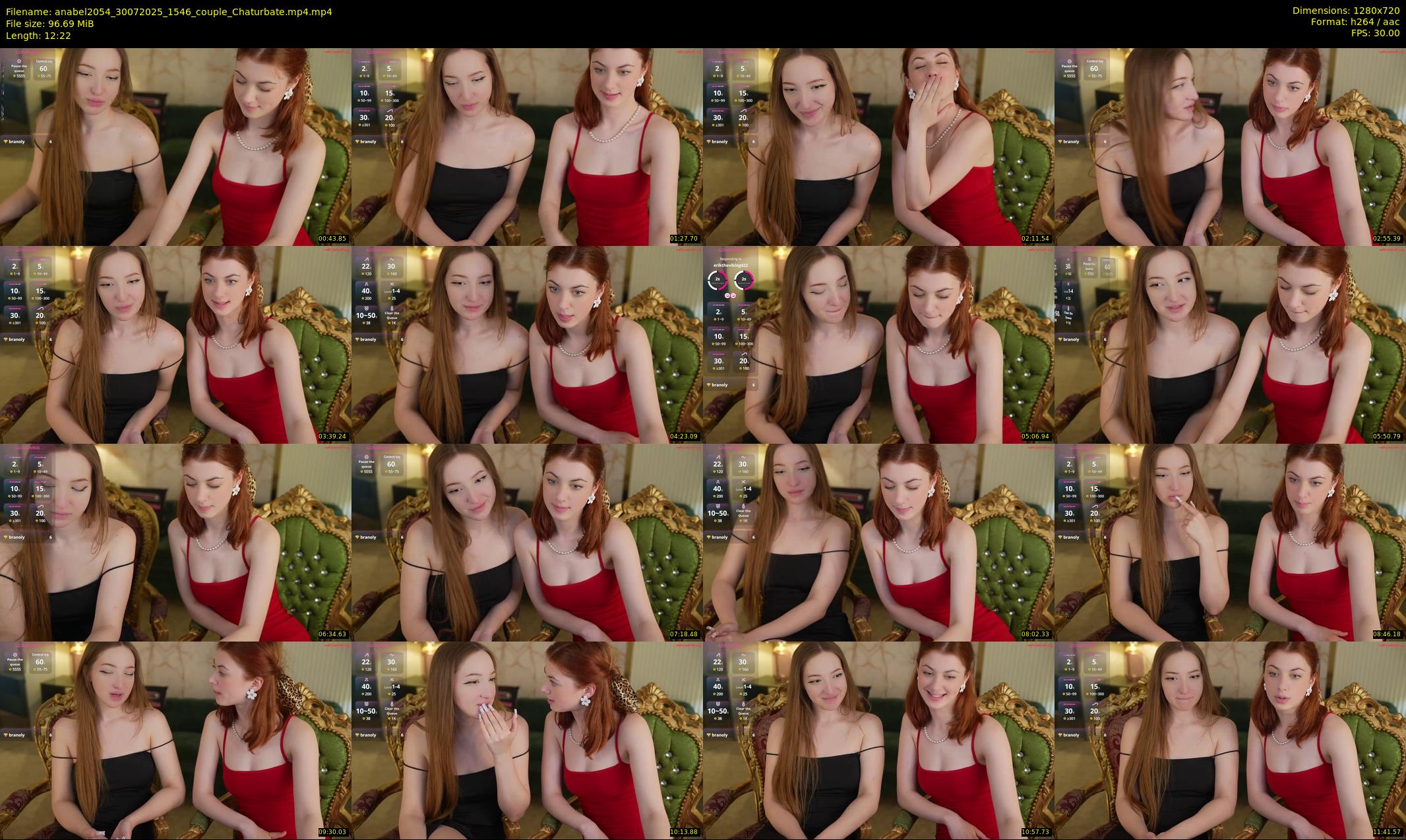 anabel2054 — 13 minute Chaturbate female cam show recording, 720p, Jul 30, 2025