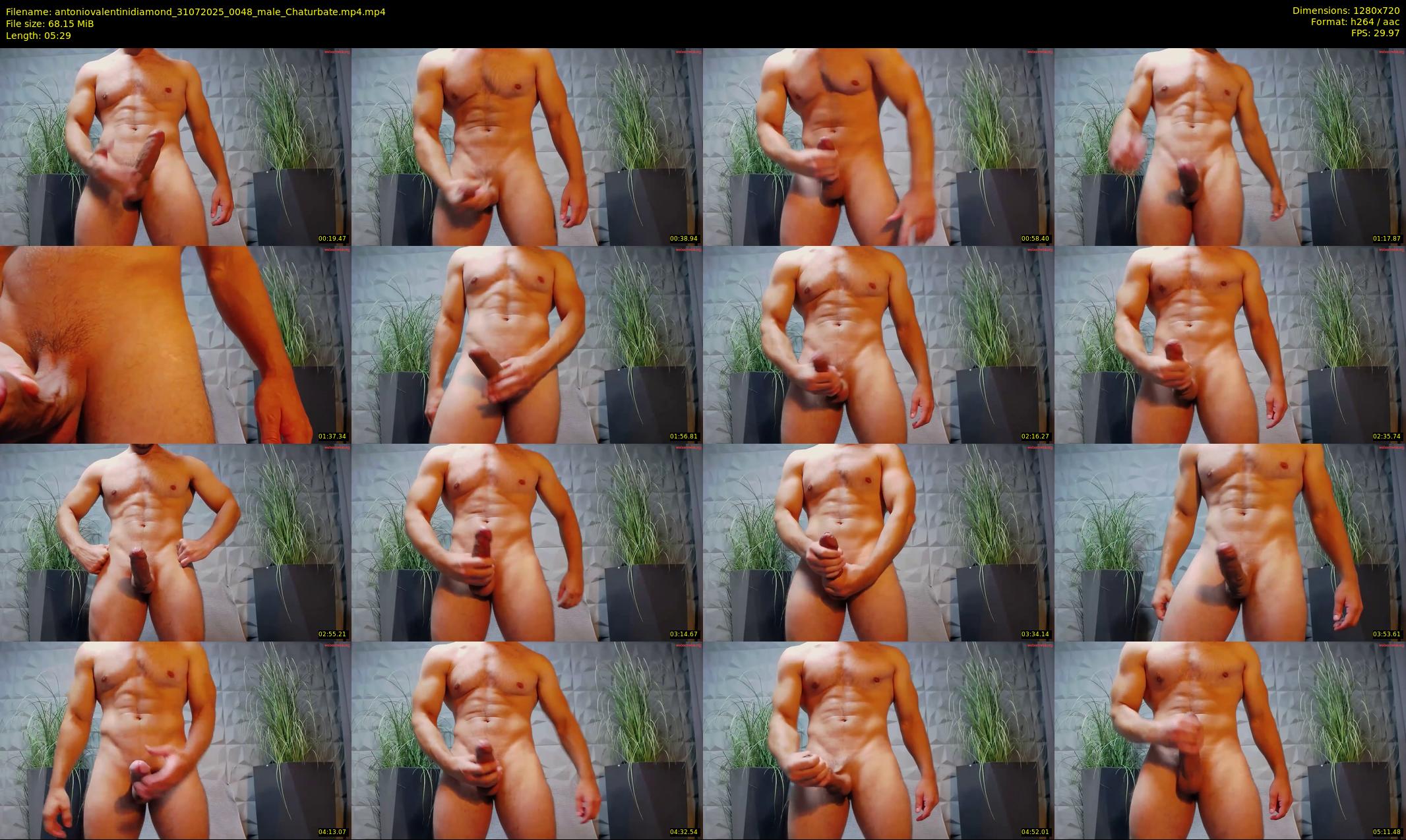 antoniovalentinidiamond — 6 minute Chaturbate male cam show recording, 720p, Jul 31, 2025