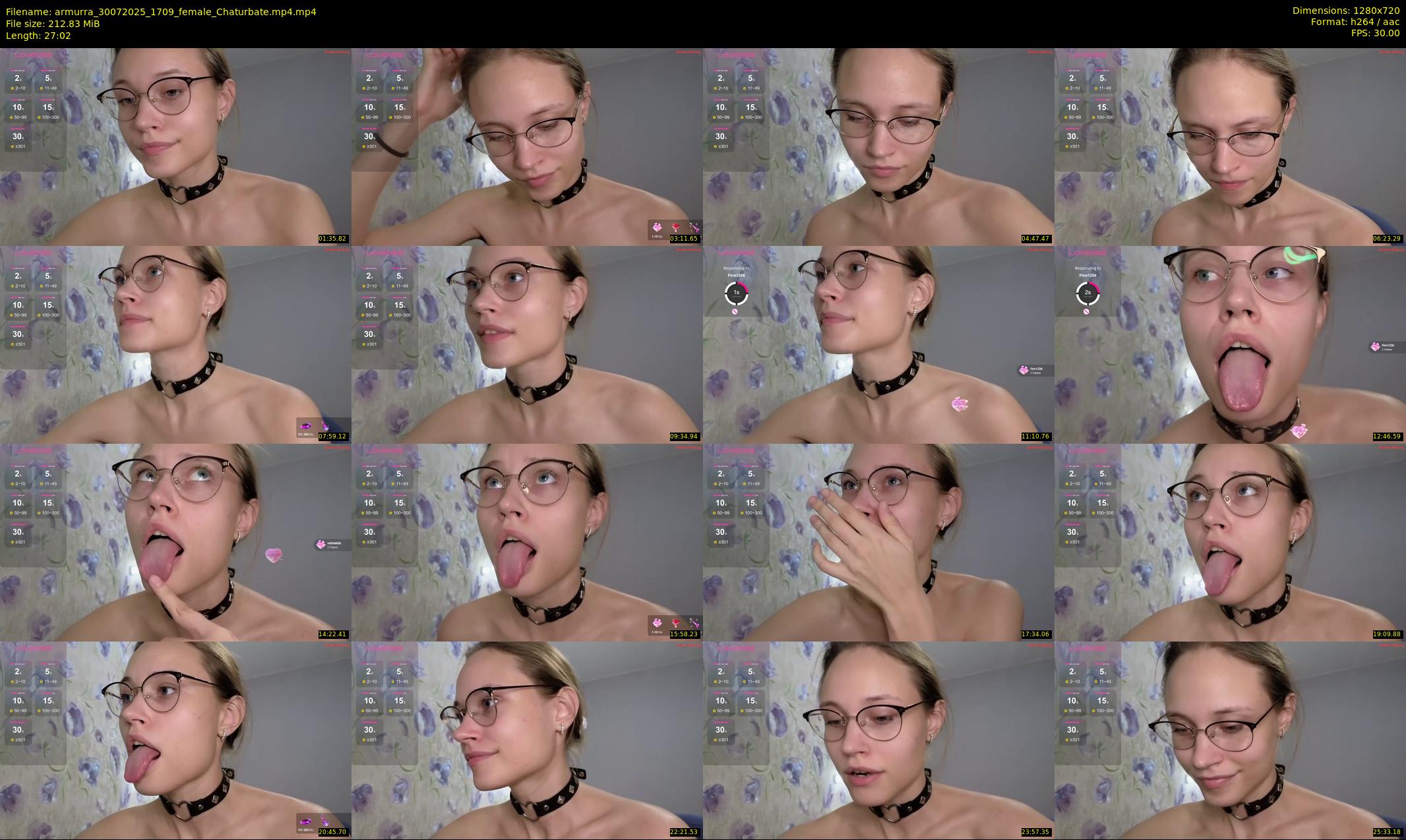 armurra — 28 minute Chaturbate female cam show recording, 720p, Jul 30, 2025