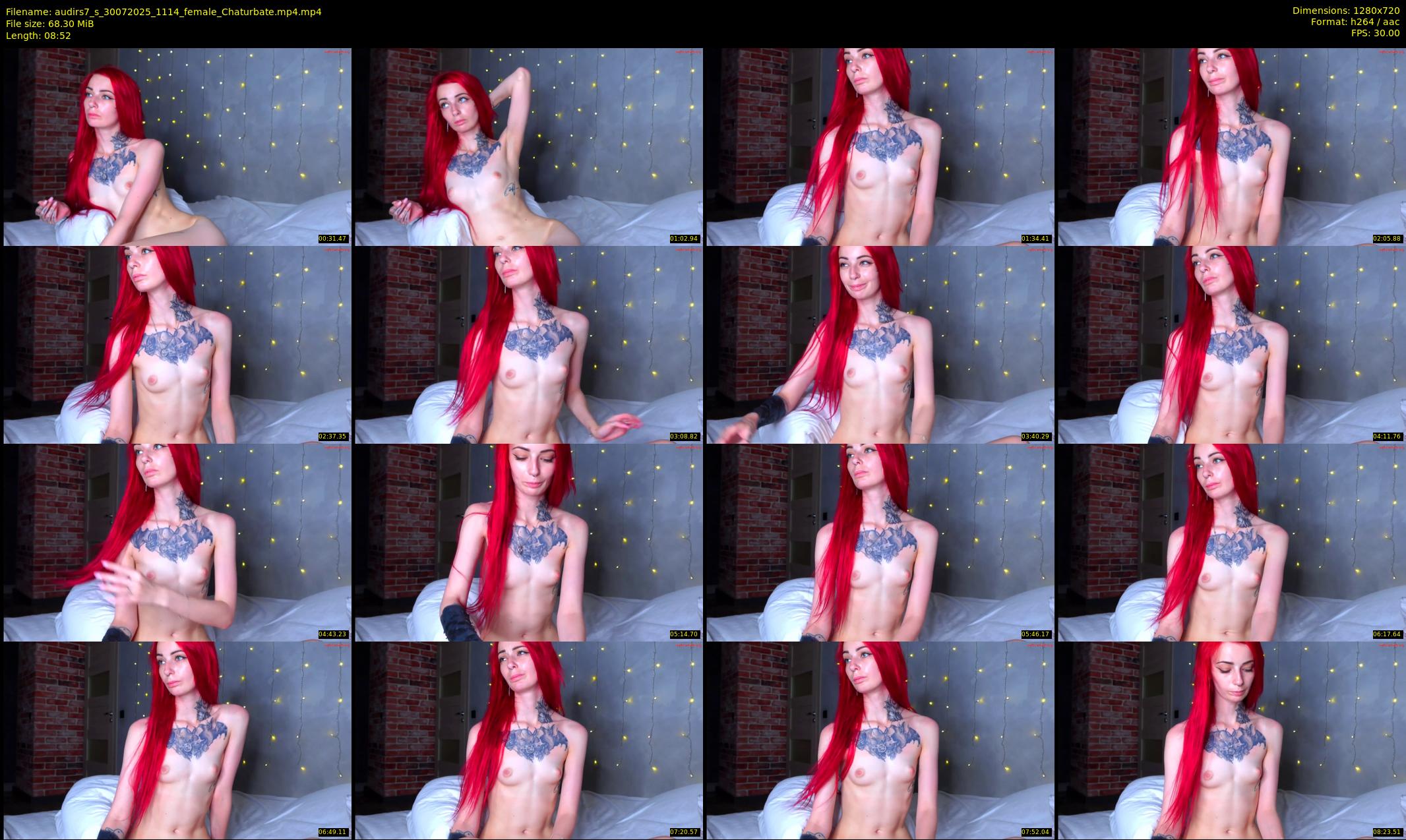 audirs7_s — 9 minute Chaturbate female cam show recording, 720p, Jul 30, 2025