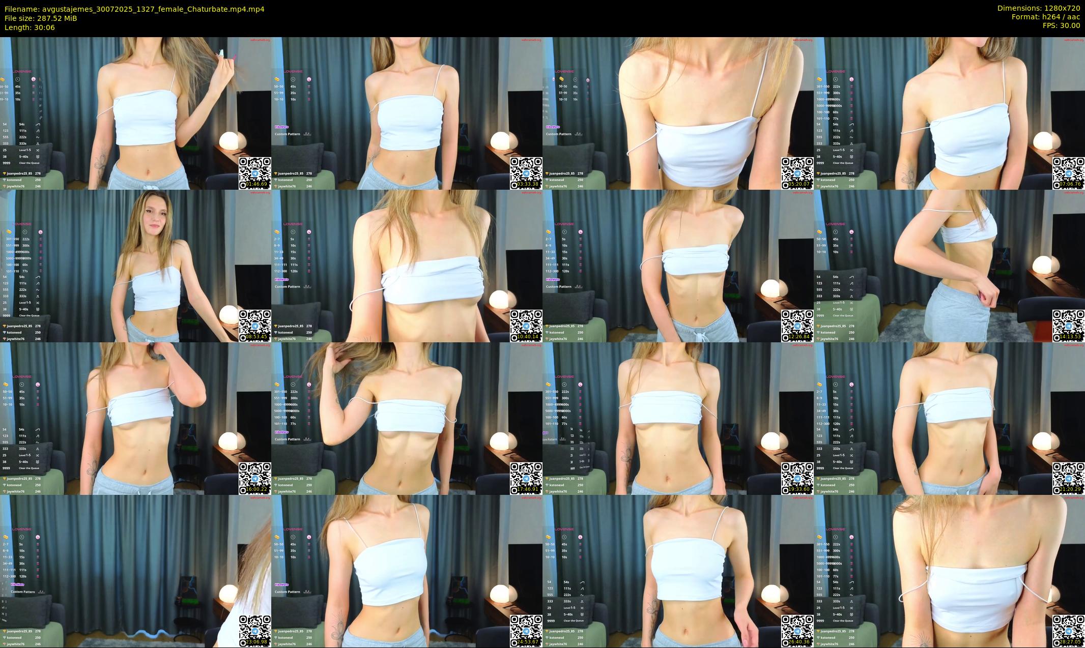 avgustajemes — 31 minute Chaturbate female cam show recording, 720p, Jul 30, 2025