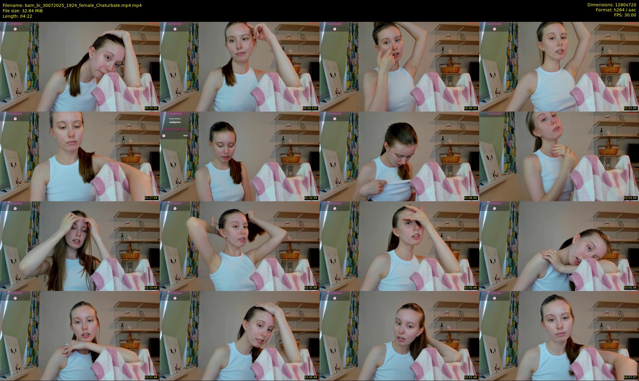 bam_bi — 5 minute Chaturbate female cam show recording, 720p, Jul 30, 2025