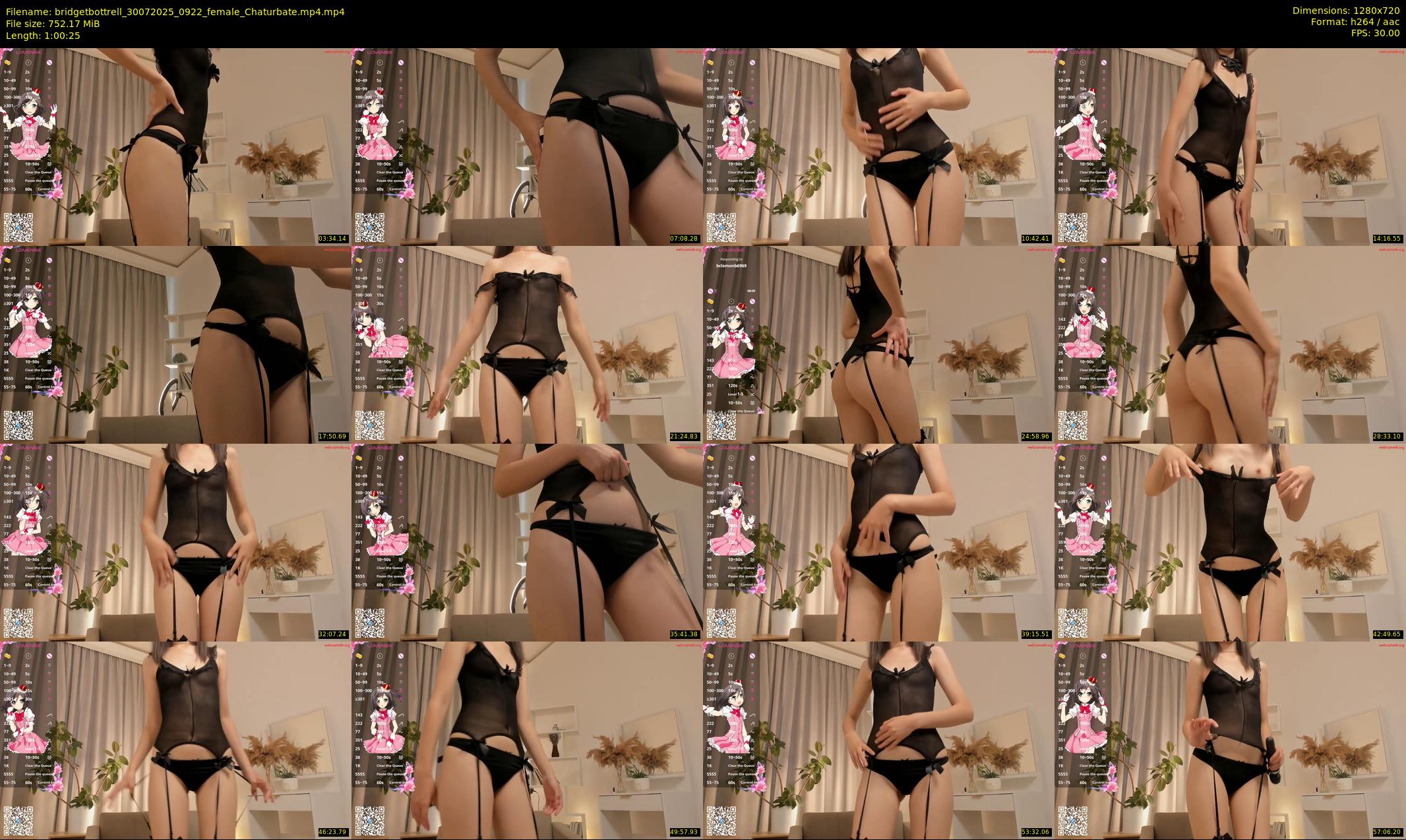 bridgetbottrell — 61 minute Chaturbate female cam show recording, 720p, Jul 30, 2025