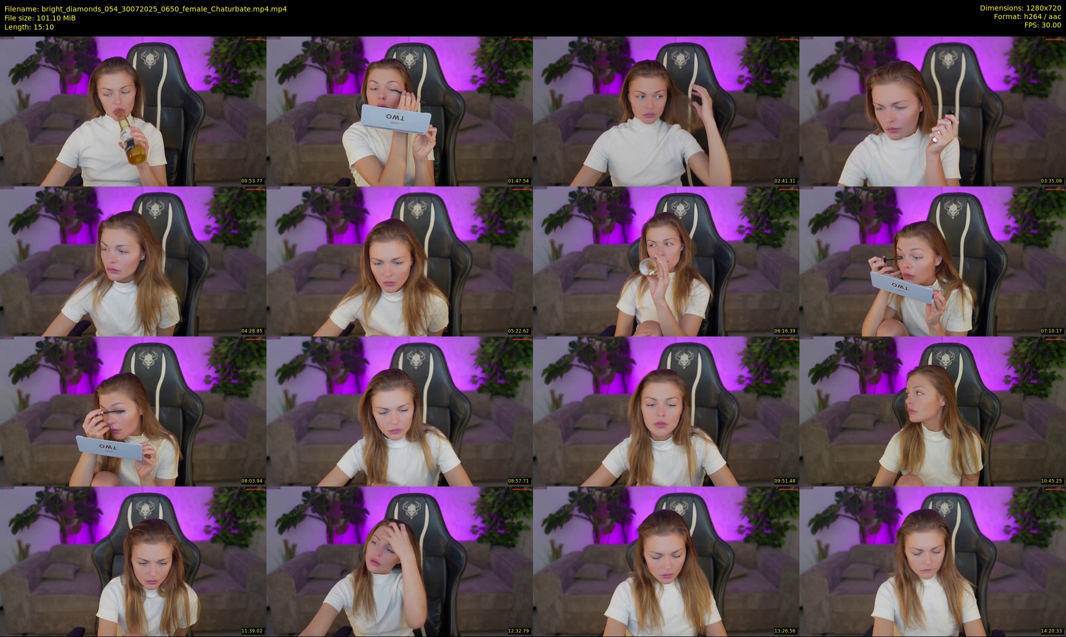 bright_diamonds_054 — 16 minute Chaturbate couple cam show recording, 720p, Jul 30, 2025