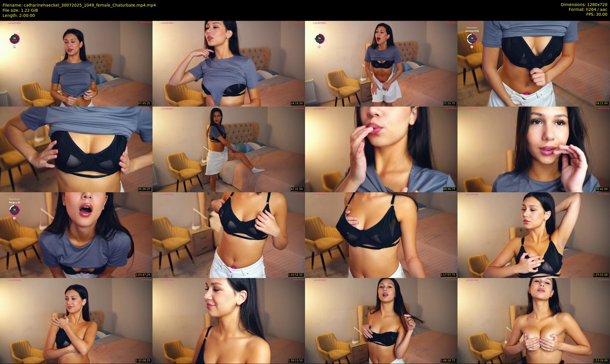 catharinehaeckel — 120 minute Chaturbate female cam show recording, 720p, Jul 30, 2025