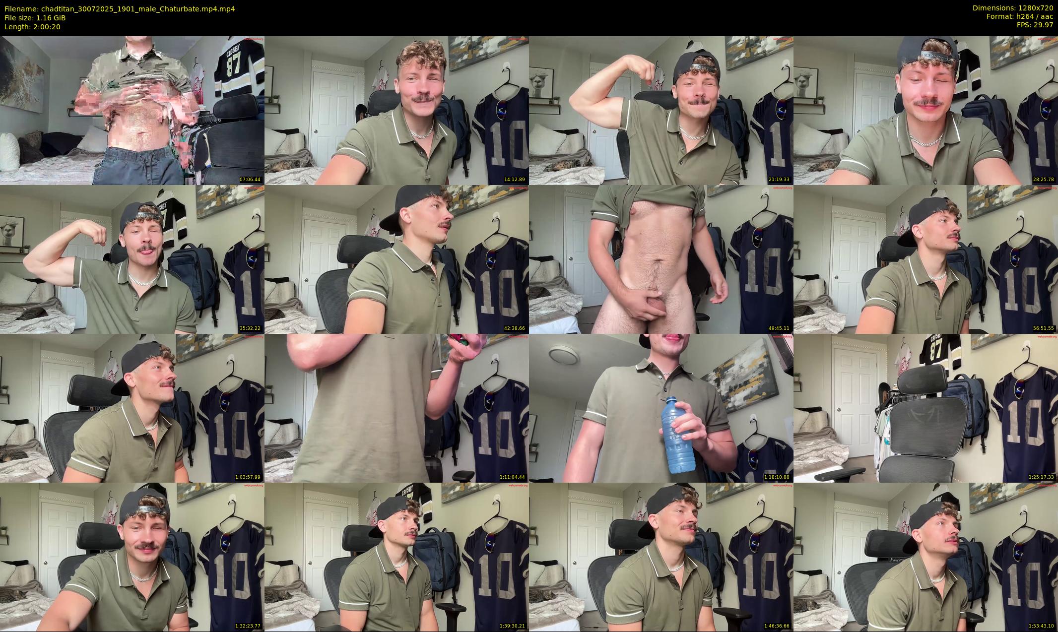 chadtitan — 121 minute Chaturbate male cam show recording, 720p, Jul 30, 2025
