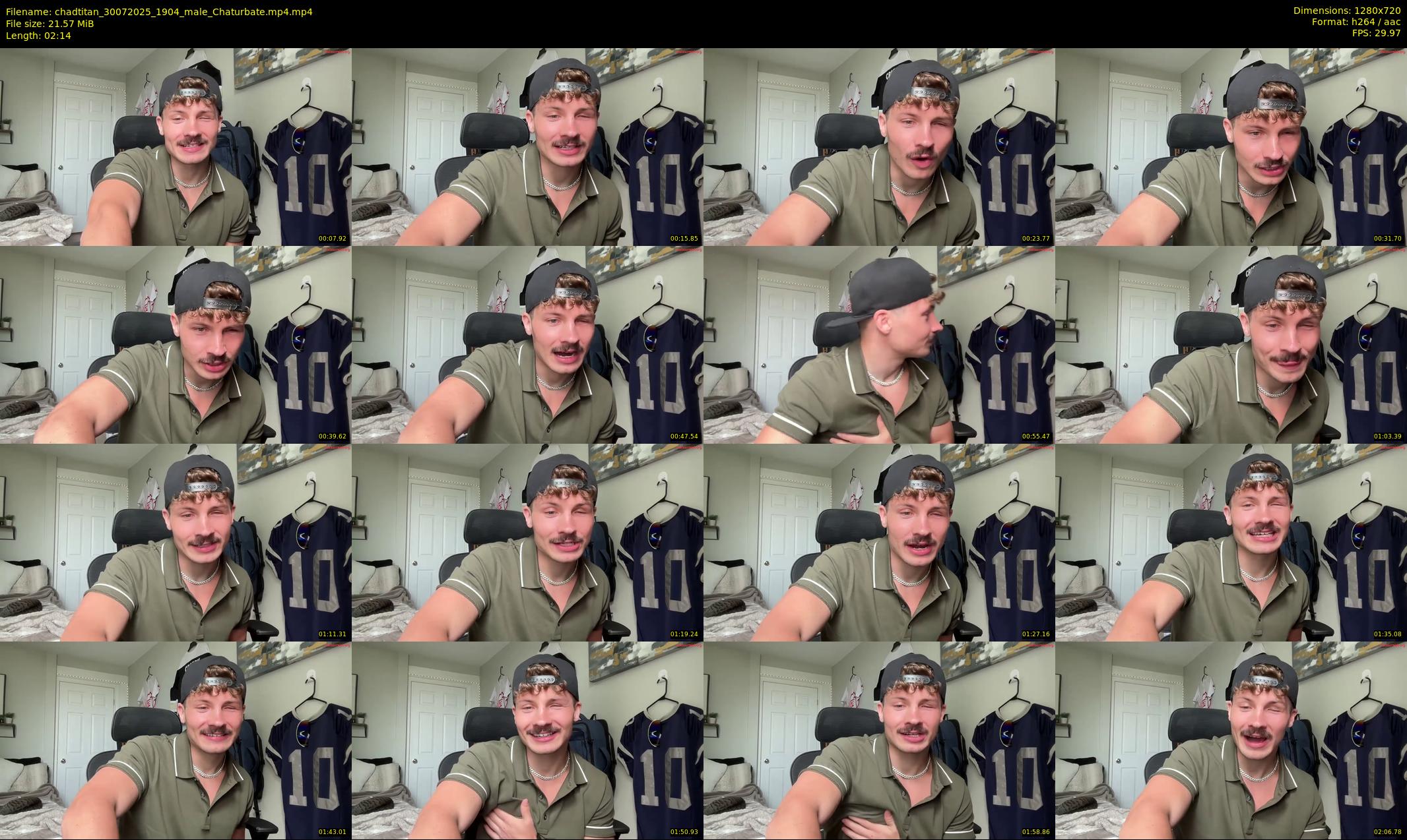 chadtitan — 3 minute Chaturbate male cam show recording, 720p, Jul 30, 2025