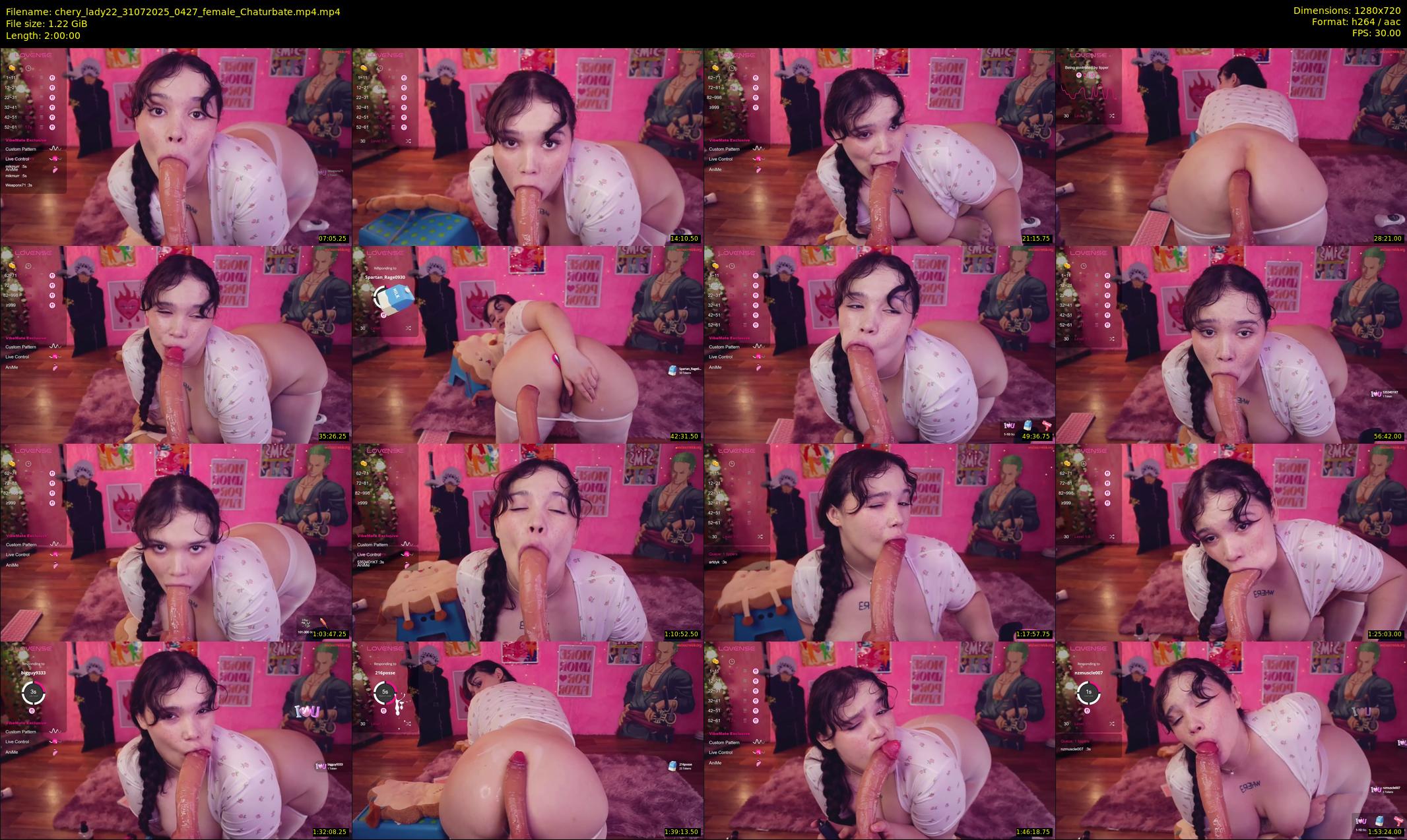 chery_lady22 — 120 minute Chaturbate female cam show recording, 720p, Jul 31, 2025