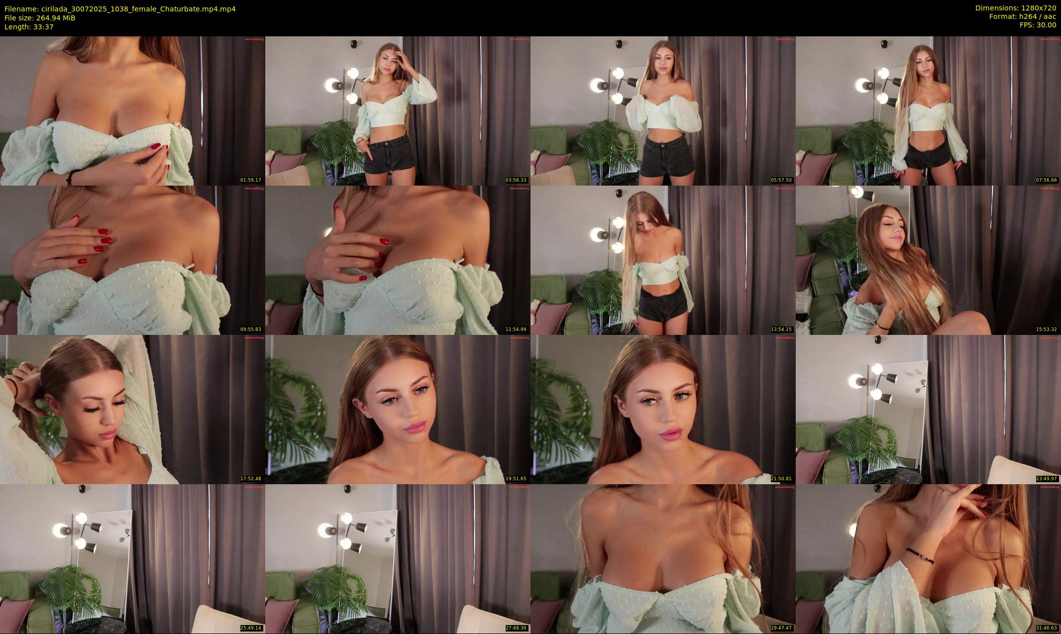 cirilada — 34 minute Chaturbate female cam show recording, 720p, Jul 30, 2025