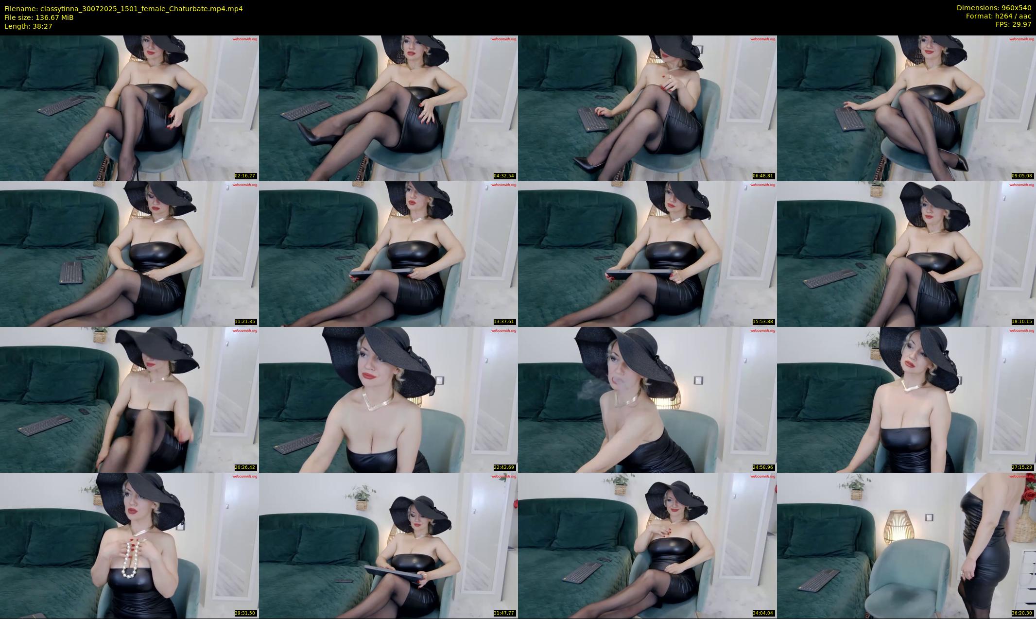 classytinna — 39 minute Chaturbate female cam show recording, 480p, Jul 30, 2025