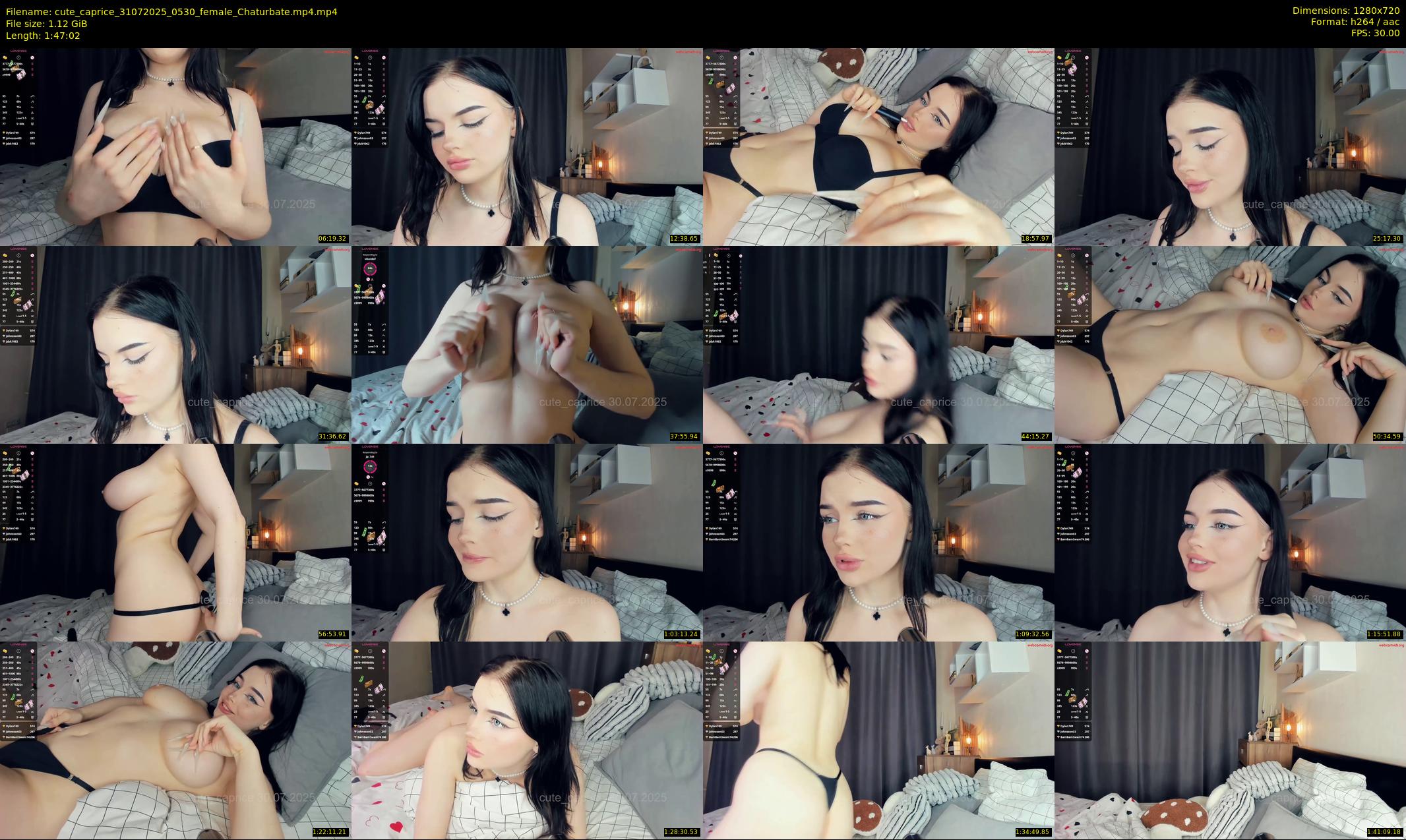 cute_caprice — 108 minute Chaturbate female cam show recording, 720p, Jul 31, 2025