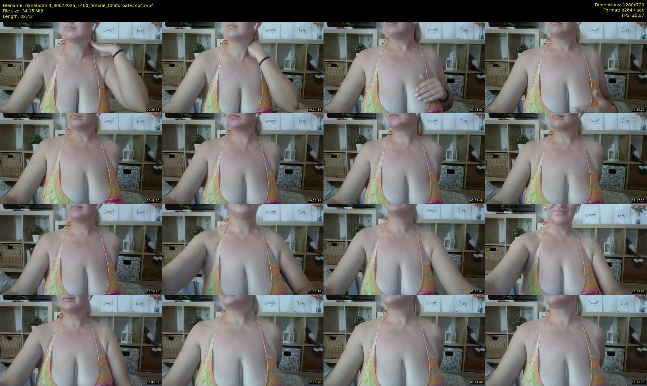 danahotmilf — 3 minute Chaturbate female cam show recording, 720p, Jul 30, 2025