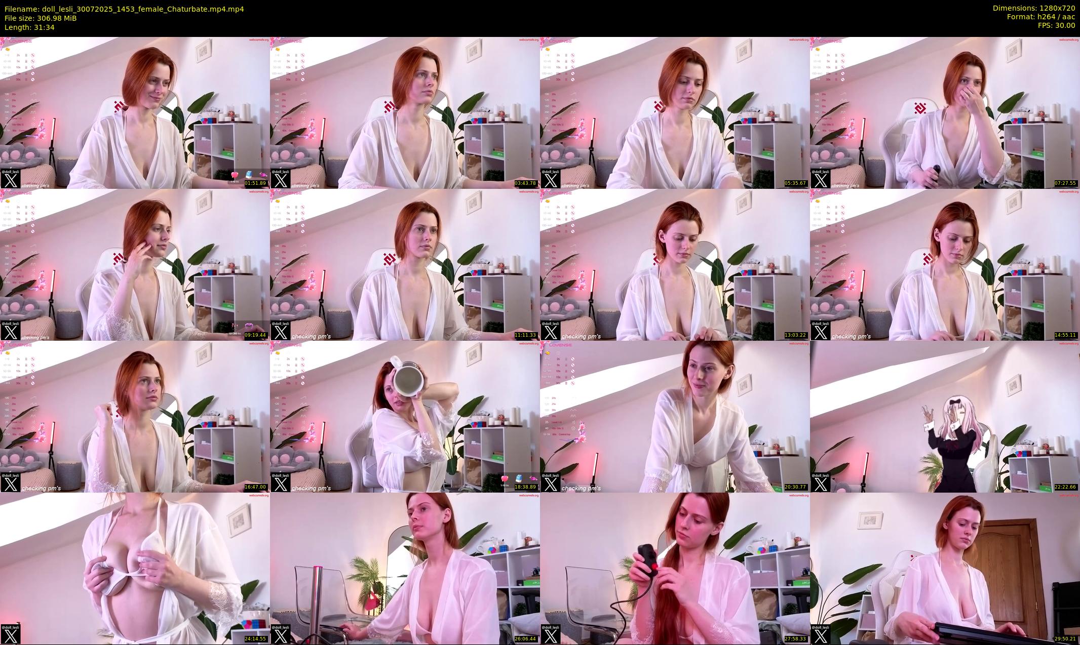 doll_lesli — 32 minute Chaturbate female cam show recording, 720p, Jul 30, 2025