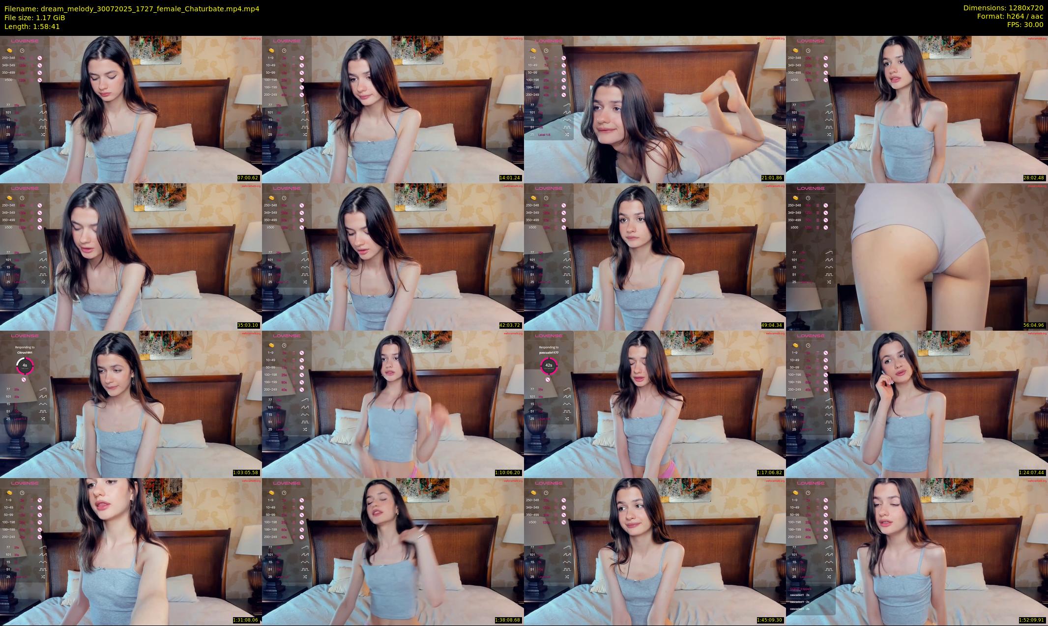 dream_melody — 119 minute Chaturbate female cam show recording, 720p, Jul 30, 2025