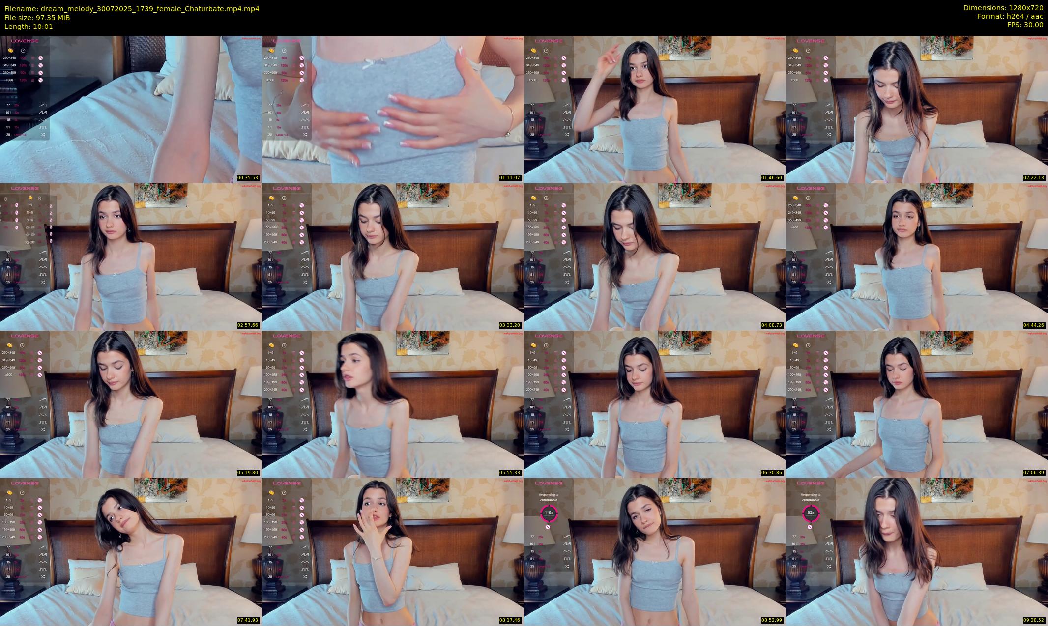 dream_melody — 11 minute Chaturbate female cam show recording, 720p, Jul 30, 2025
