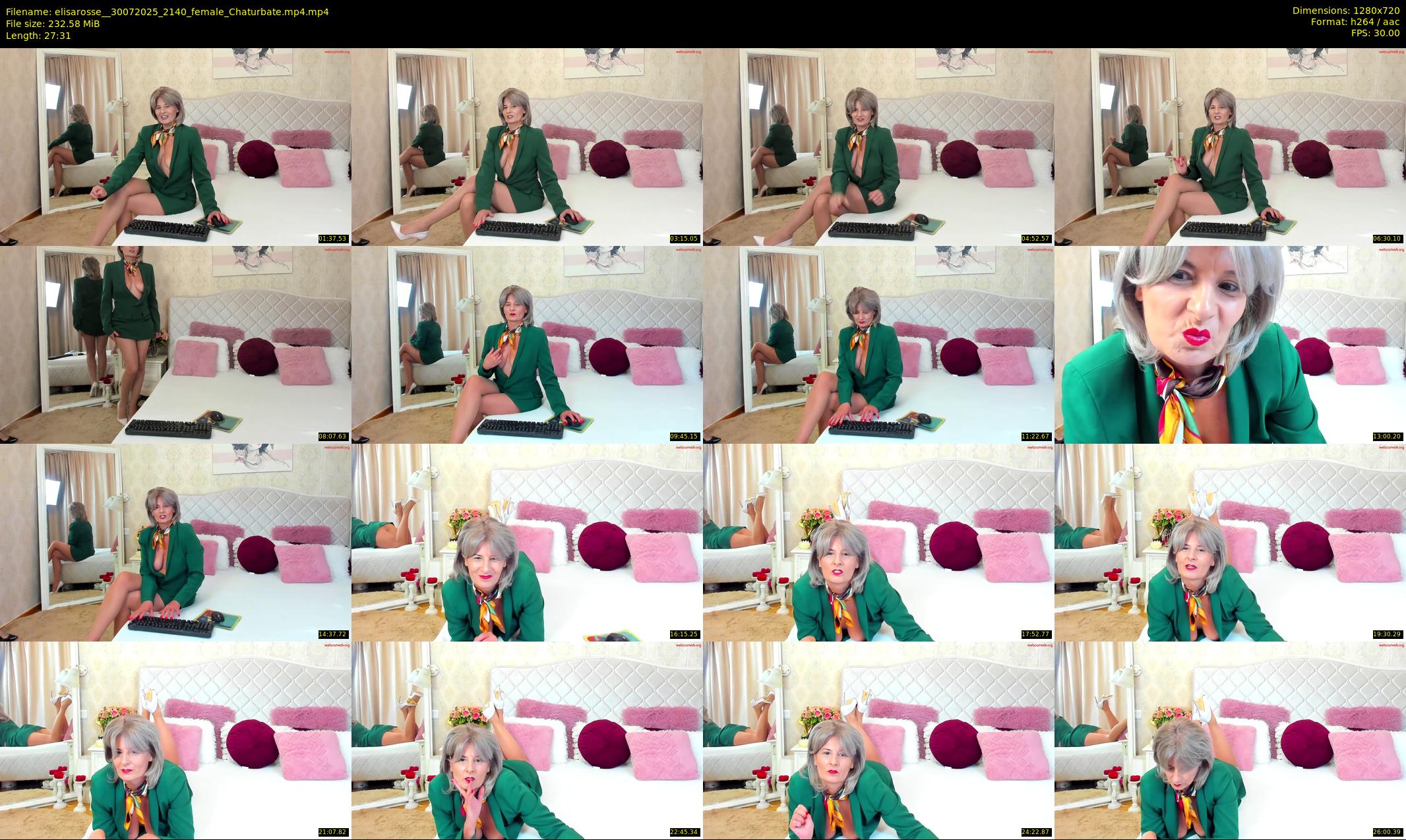 elisarosse_ — 28 minute Chaturbate female cam show recording, 720p, Jul 30, 2025