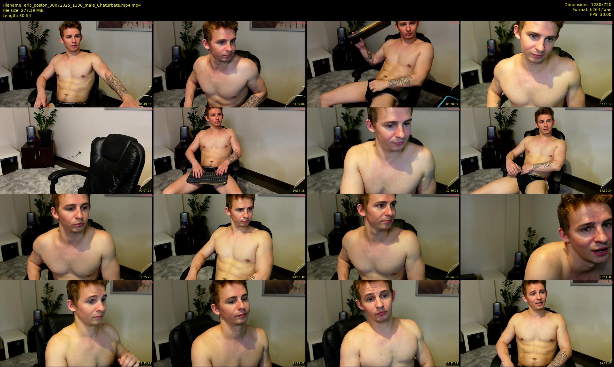 eric_poston — 31 minute Chaturbate male cam show recording, 720p, Jul 30, 2025