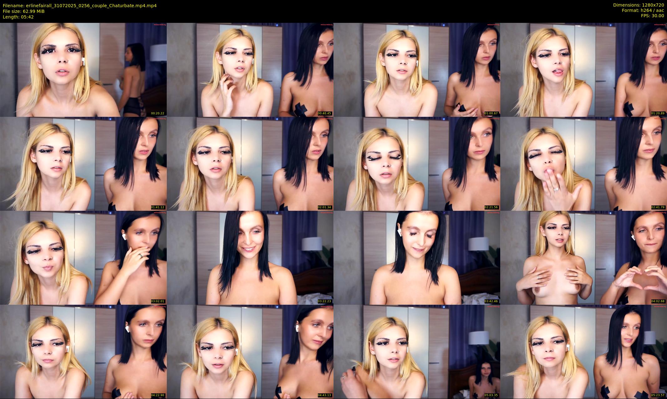 erlinefairall — 6 minute Chaturbate couple cam show recording, 720p, Jul 31, 2025