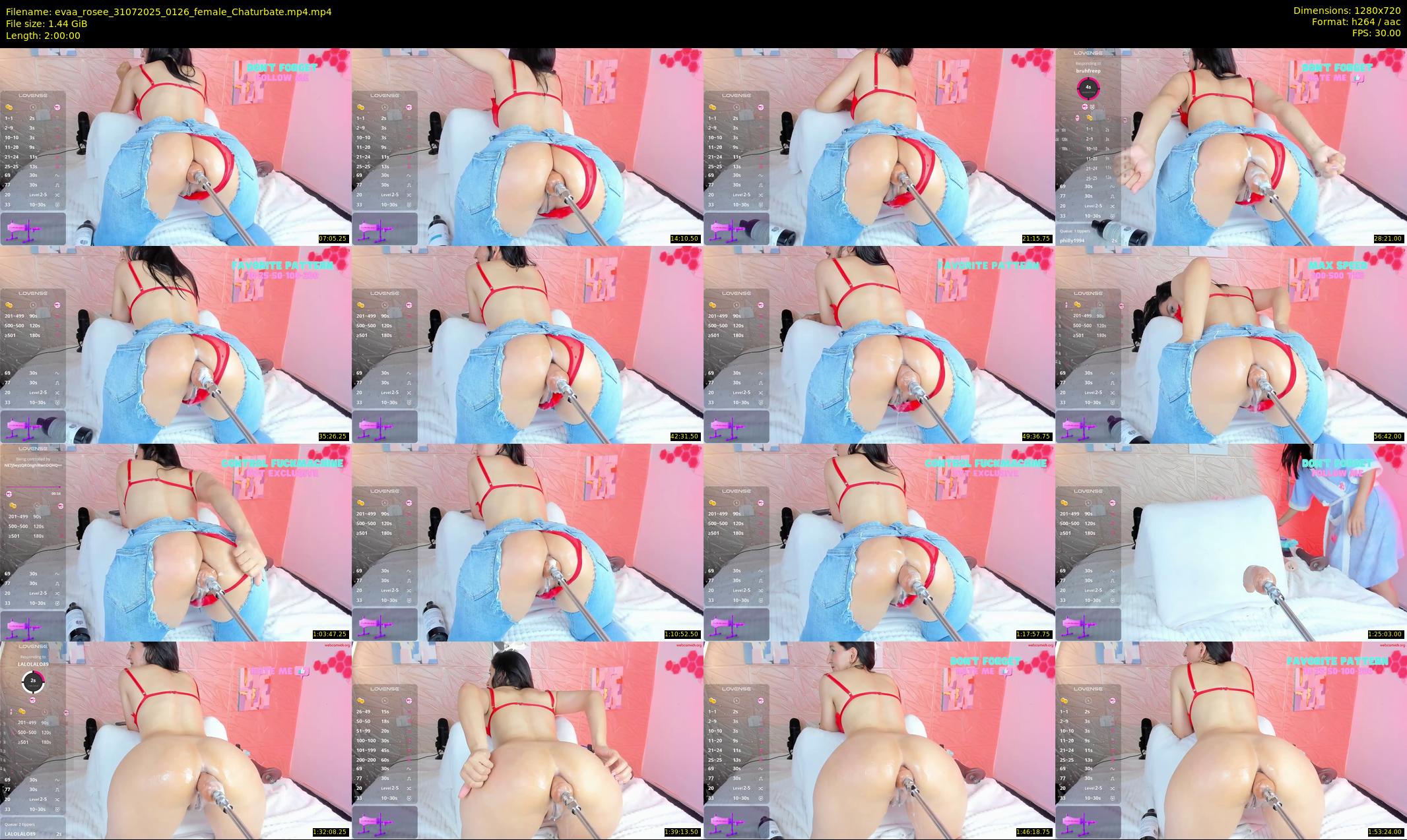 evaa_rosee — 120 minute Chaturbate female cam show recording, 720p, Jul 31, 2025