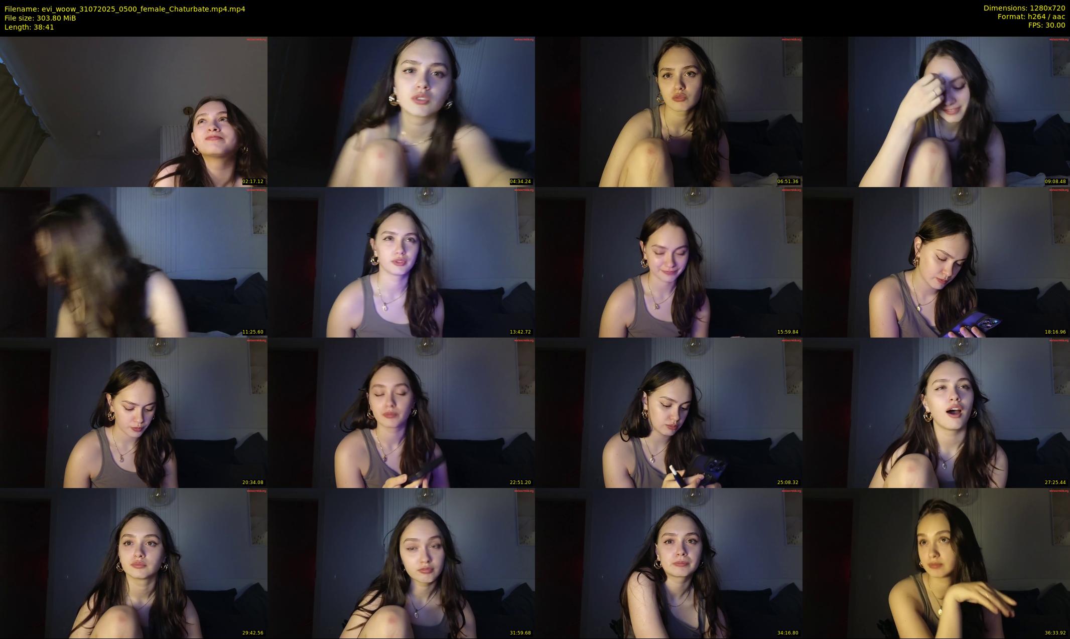 evi_woow — 39 minute Chaturbate female cam show recording, 720p, Jul 31, 2025
