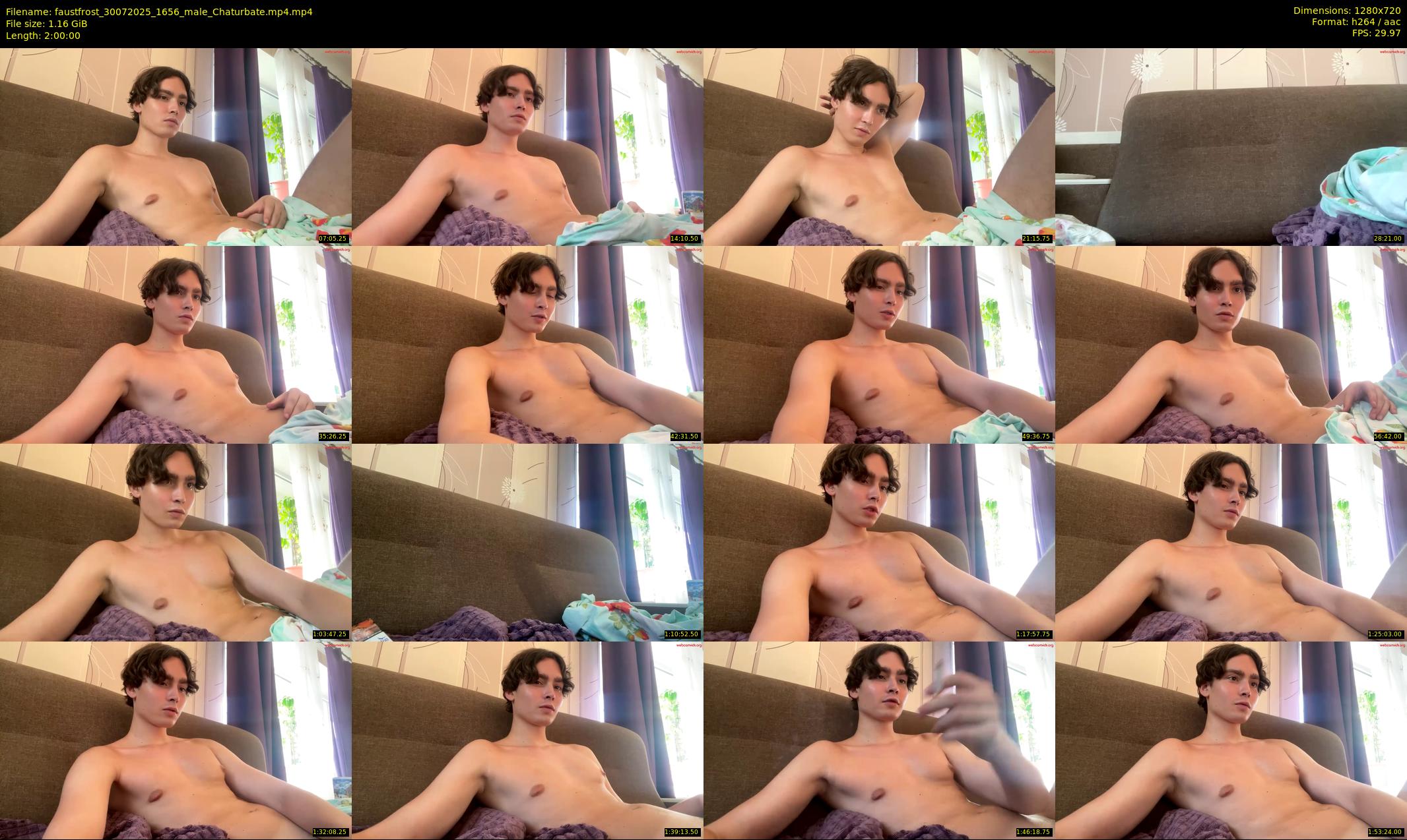 faustfrost — 120 minute Chaturbate male cam show recording, 720p, Jul 30, 2025