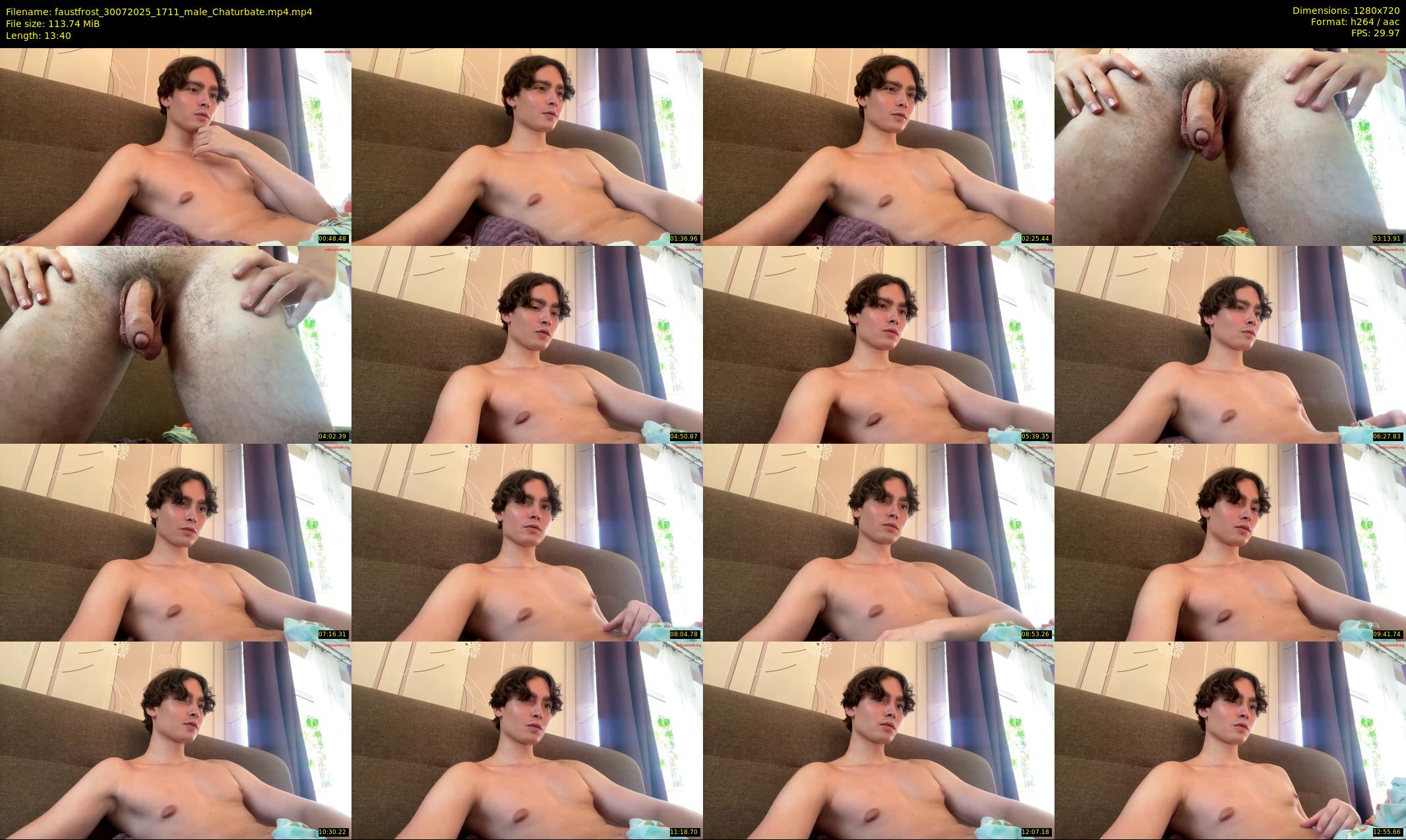 faustfrost — 14 minute Chaturbate male cam show recording, 720p, Jul 30, 2025