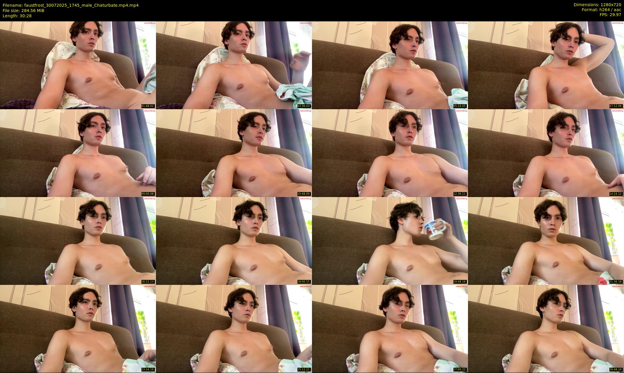 faustfrost — 31 minute Chaturbate male cam show recording, 720p, Jul 30, 2025