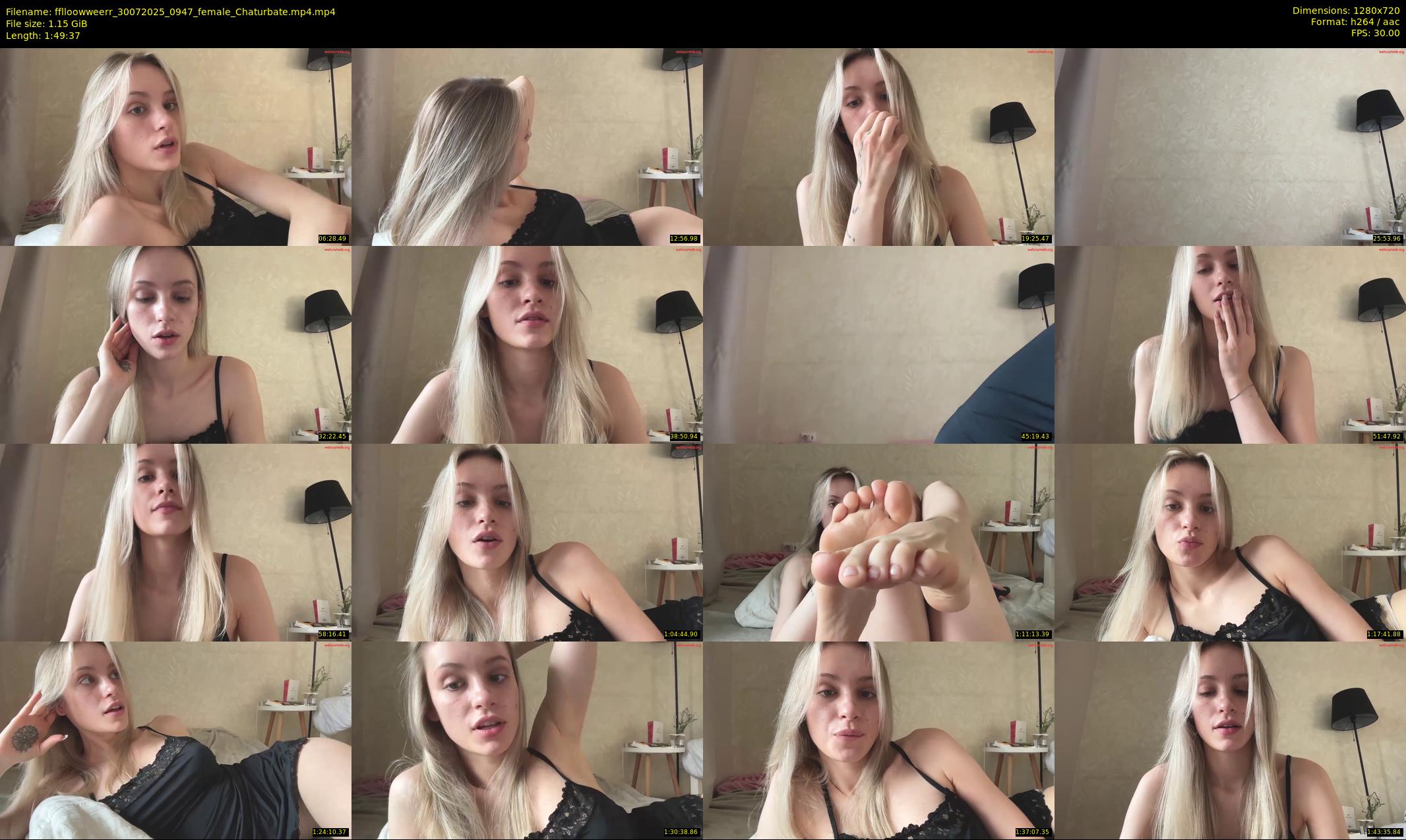 fflloowweerr — 110 minute Chaturbate couple cam show recording, 720p, Jul 30, 2025
