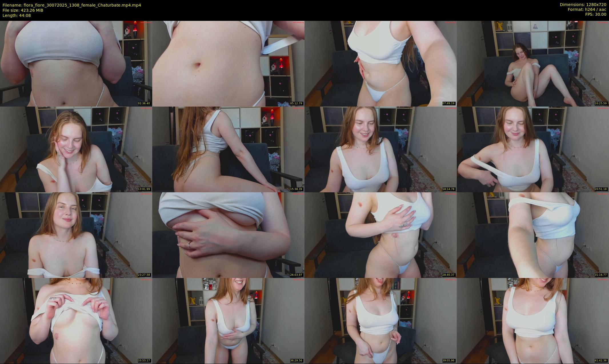 flora_fiore — 45 minute Chaturbate female cam show recording, 720p, Jul 30, 2025