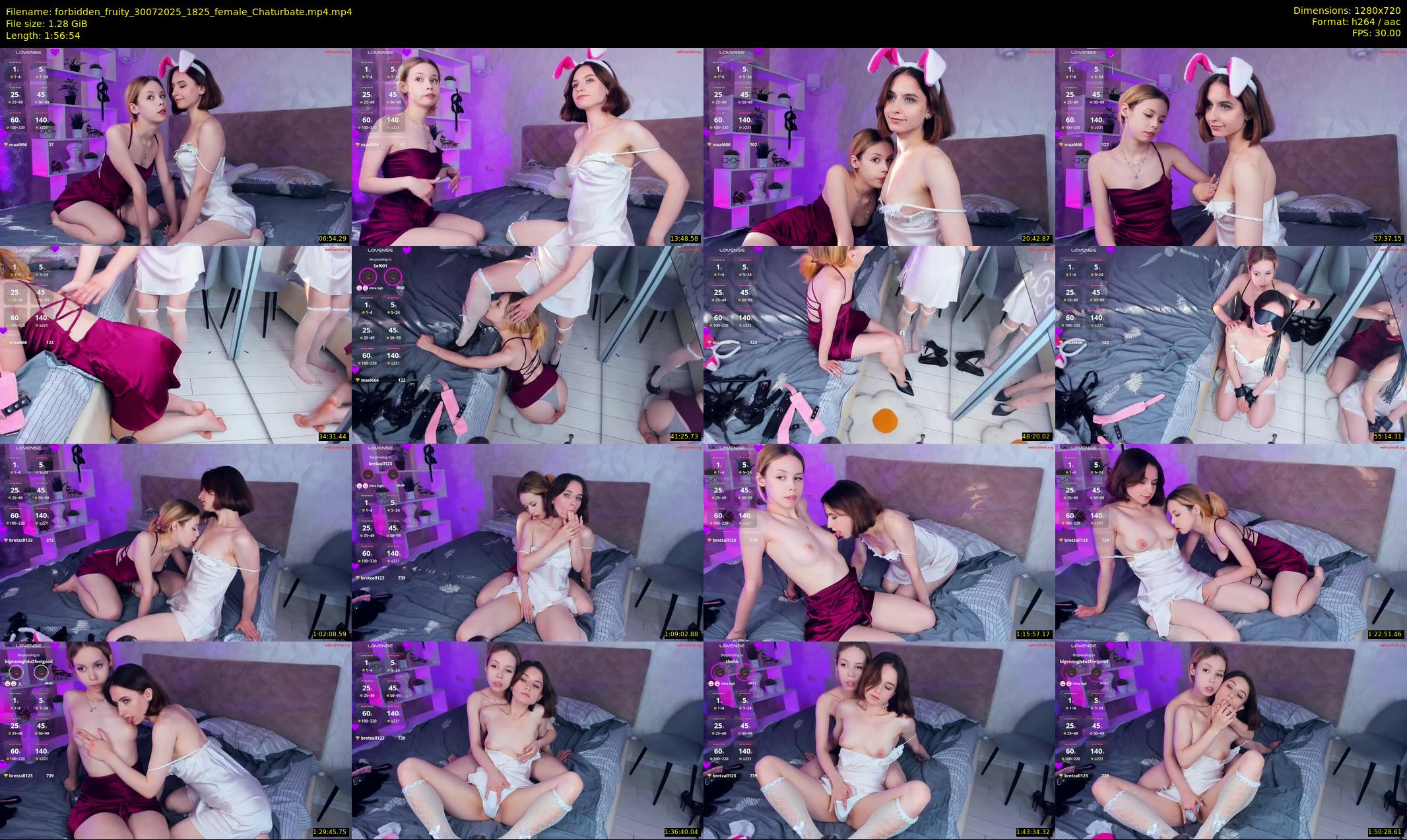 forbidden_fruity — 117 minute Chaturbate female cam show recording, 720p, Jul 30, 2025