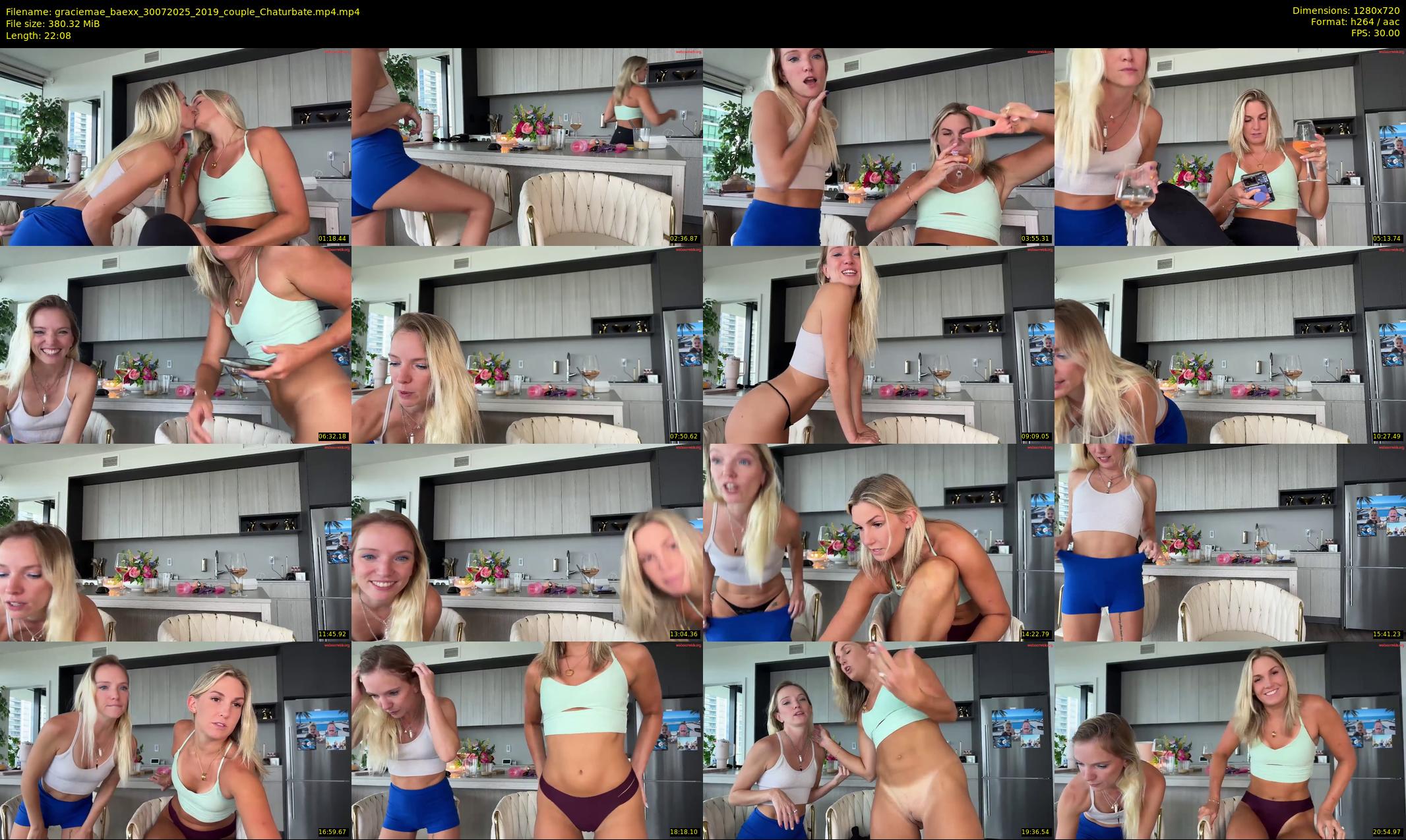 graciemae_baexx — 23 minute Chaturbate female cam show recording, 720p, Jul 30, 2025