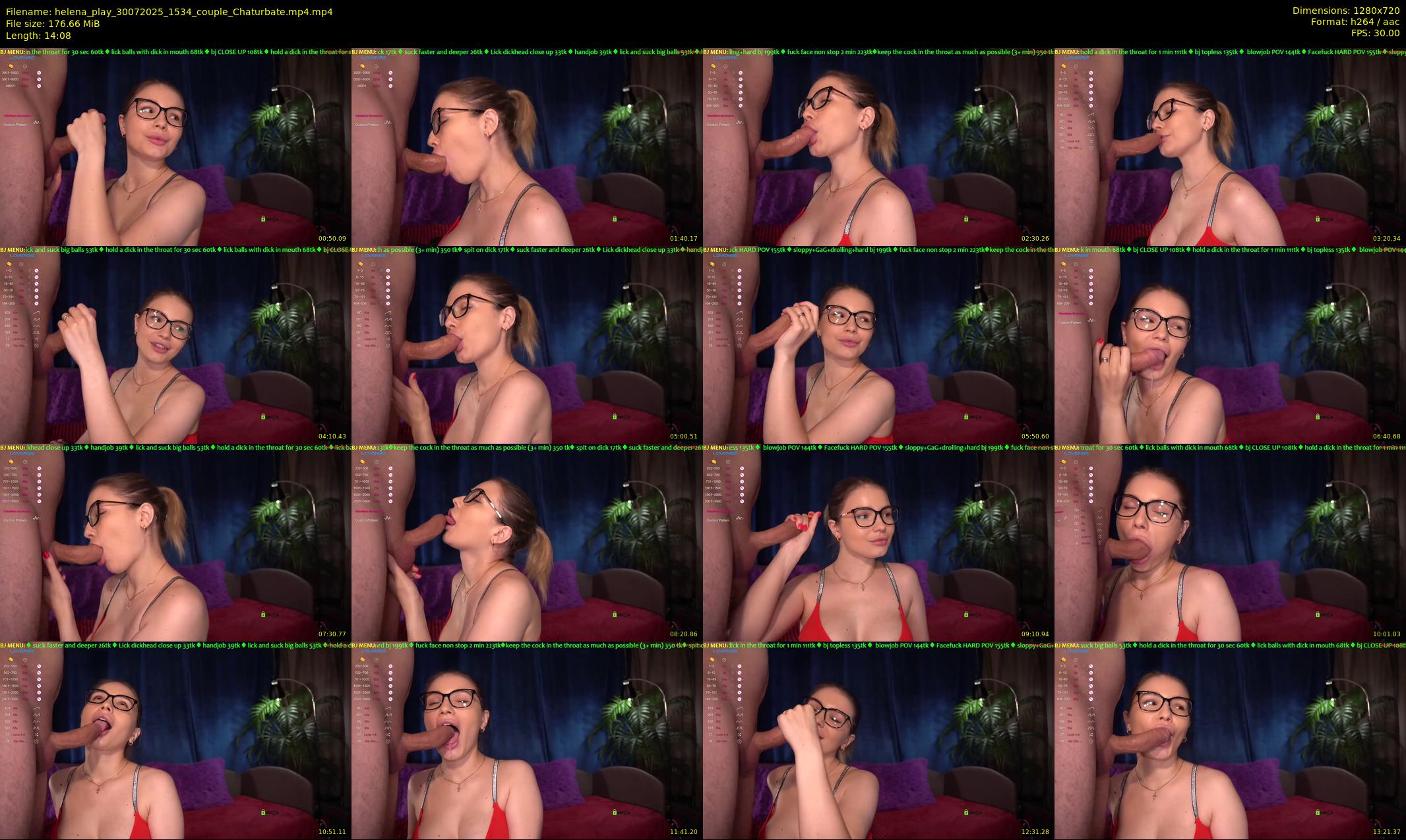 helena_play — 15 minute Chaturbate couple cam show recording, 720p, Jul 30, 2025