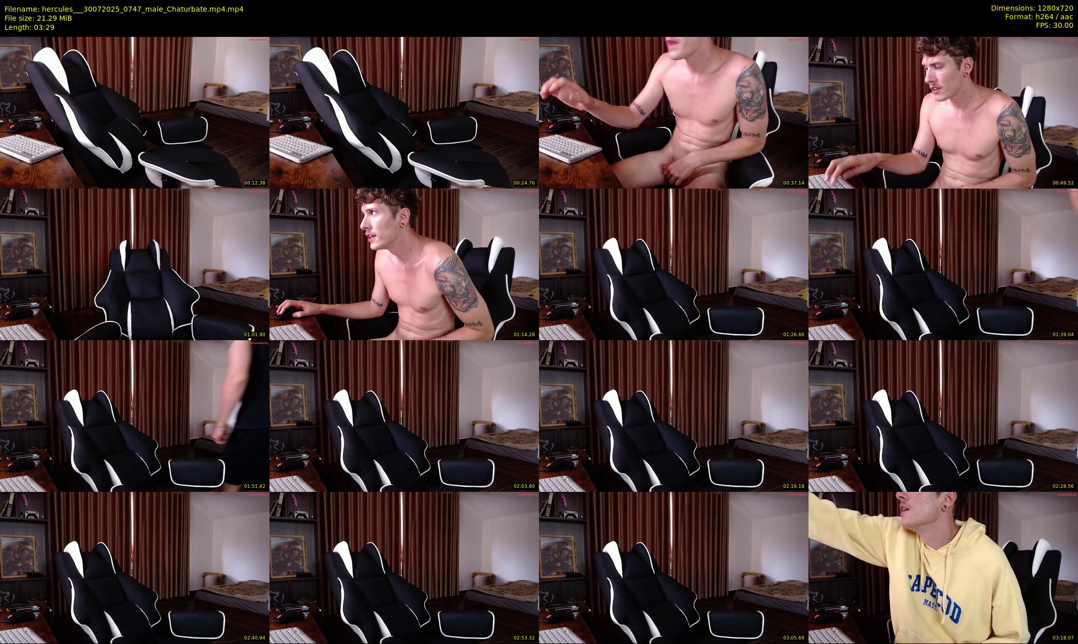 hercules__ — 4 minute Chaturbate male cam show recording, 720p, Jul 30, 2025